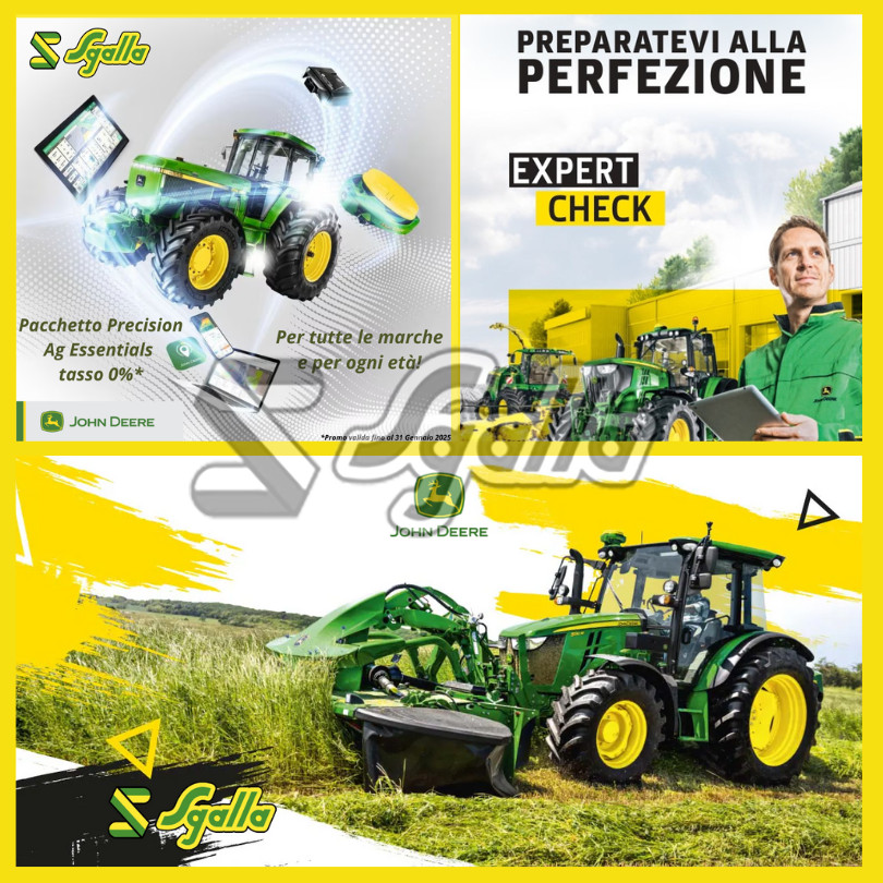 Testo con sfondo - Promozioni Sgalla John Deere