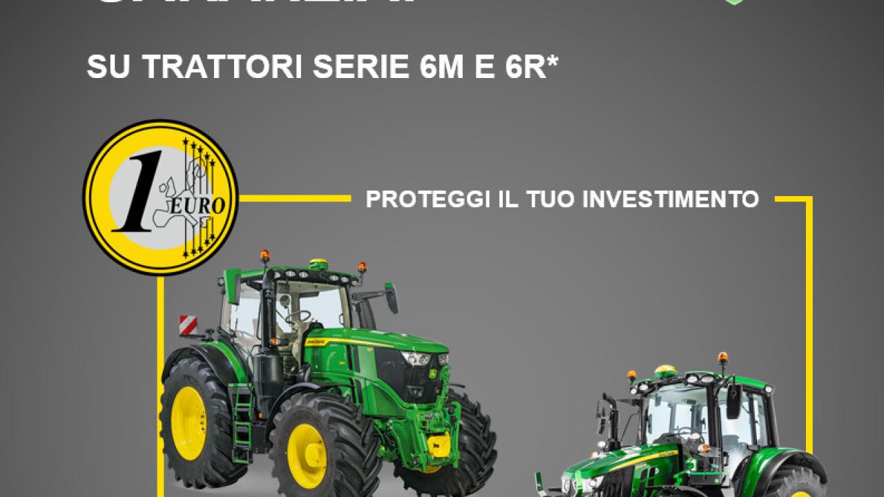 Estensione di garanzia su Trattori Serie 6M e 6R a 1 euro*