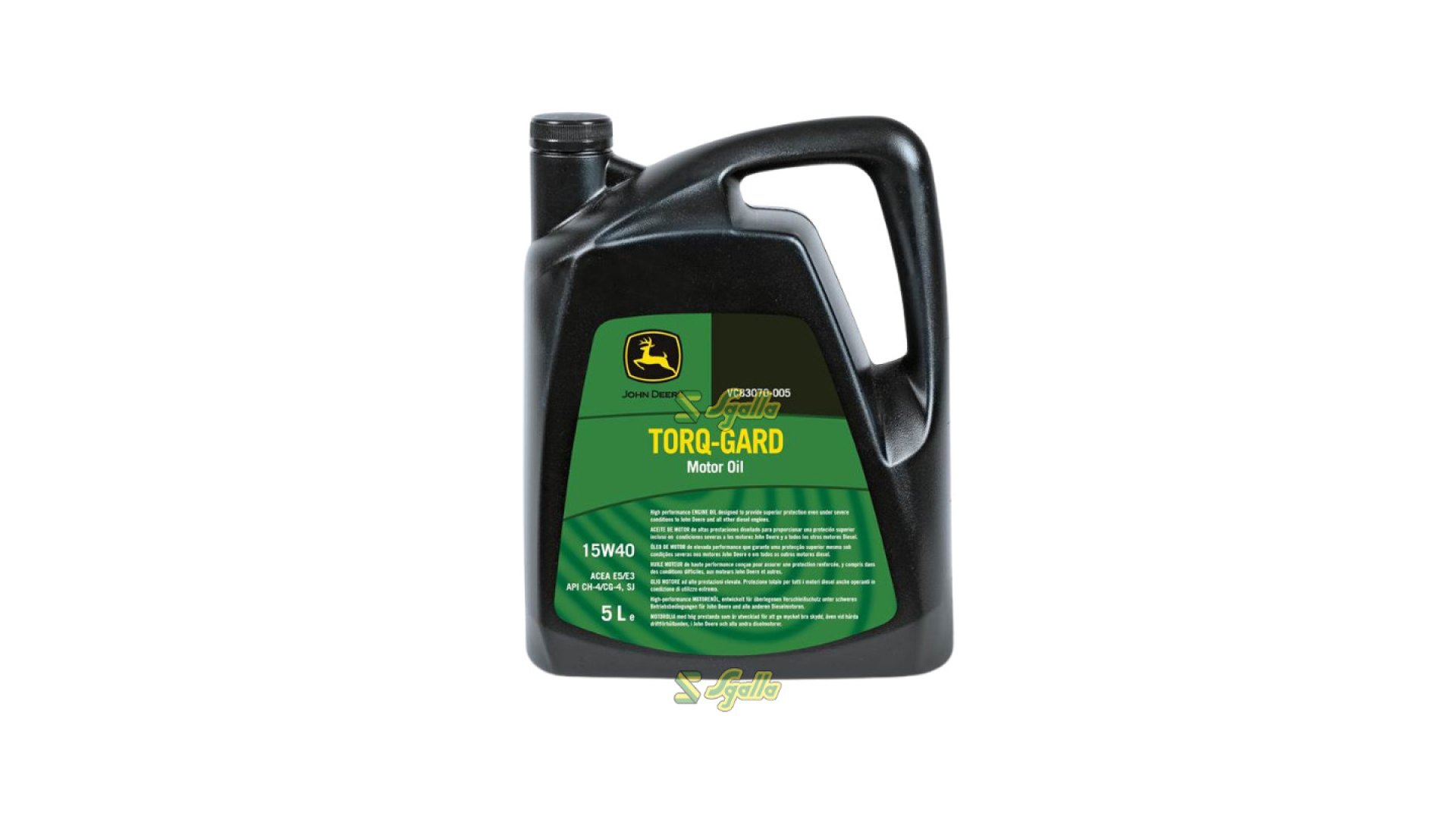 Olio John Deere Torq-Gard 15W40 ref. YU83070-005