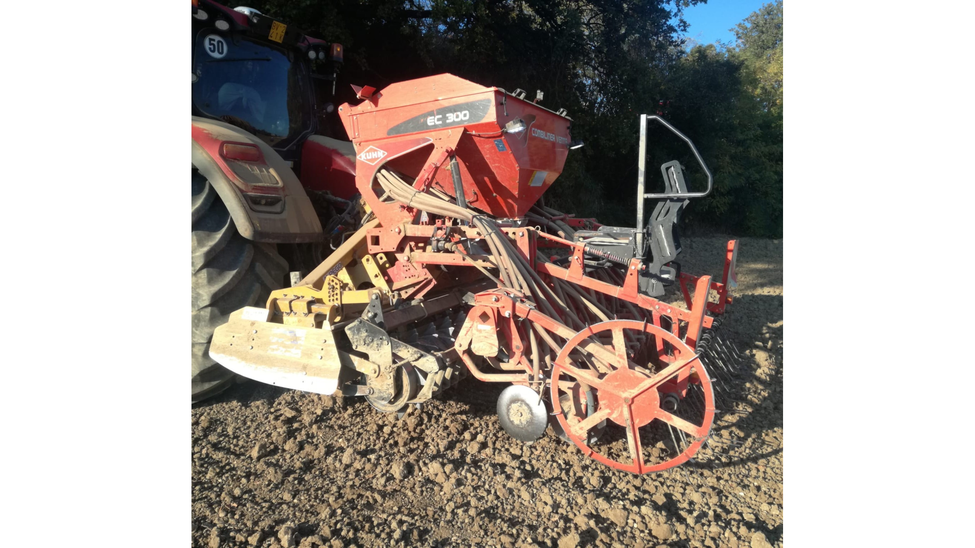 Seminatrice combinata usata Kuhn Venta EC 300 + Alpego RK 300