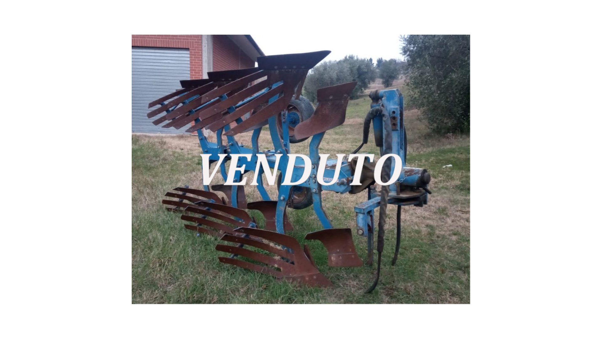 Aratro Entro-solco Polesini E3 Trivomere Usato