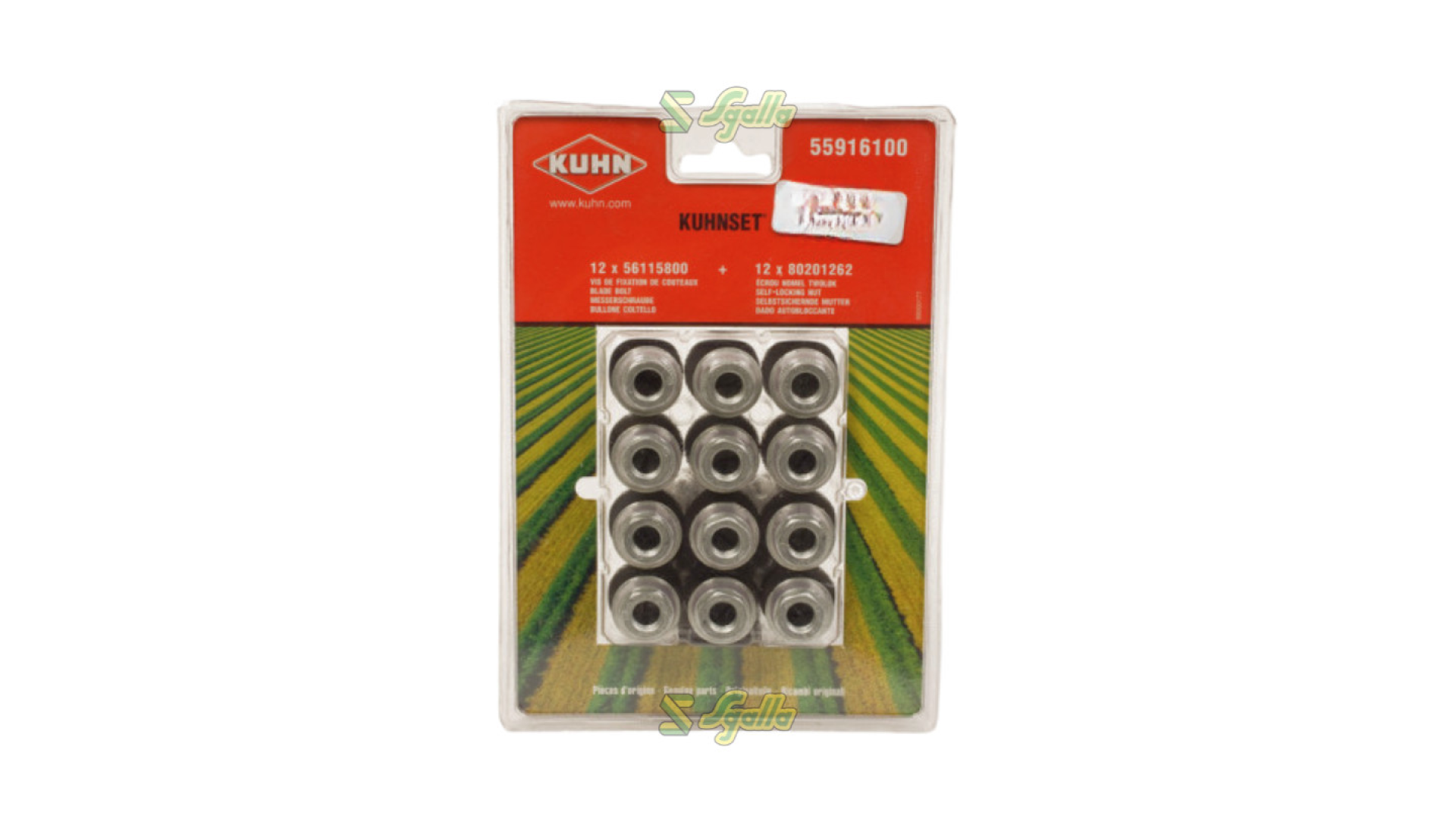 Kuhnset Bulloni E Dadi Kuhn ref. 55916100