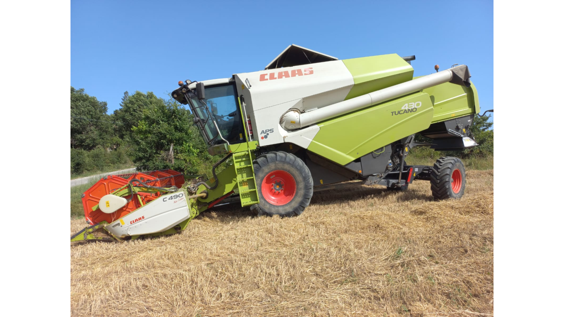 Mietitrebbia Claas Tucano 430 APS Usata
