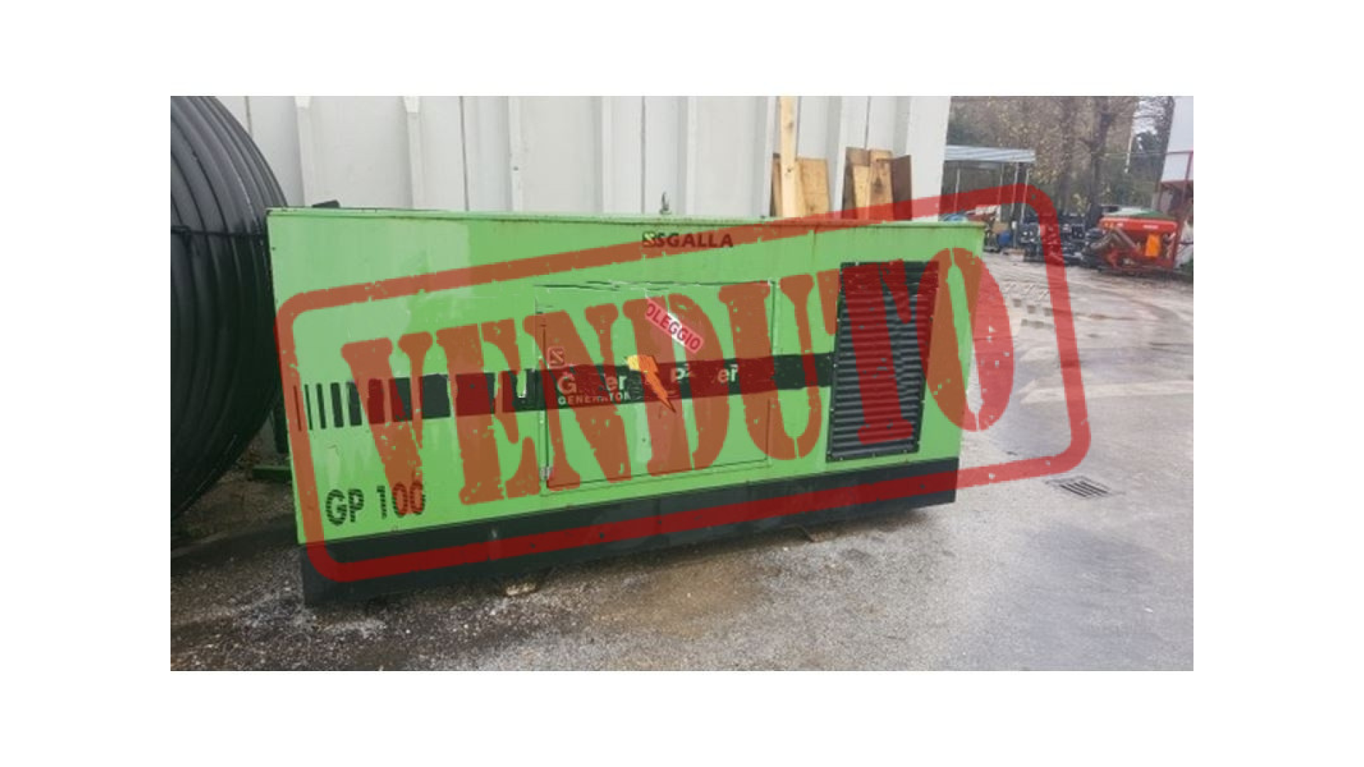 Gruppo elettrogeno Green Power GP 100 S/V usato