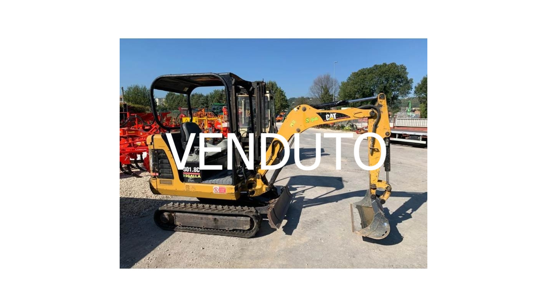 Miniescavatore Caterpillar 301.8 C usato