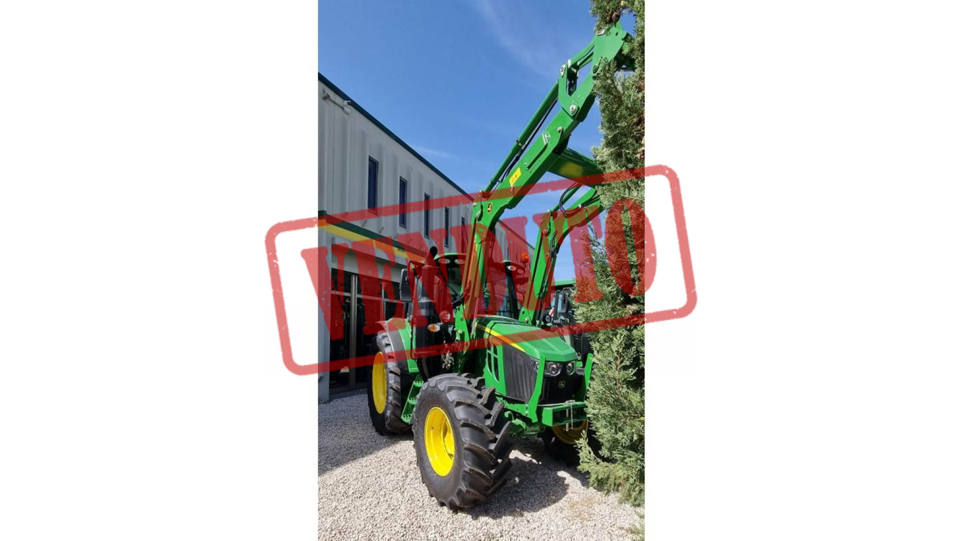 Trattore John Deere 6120M con caricatore 603M