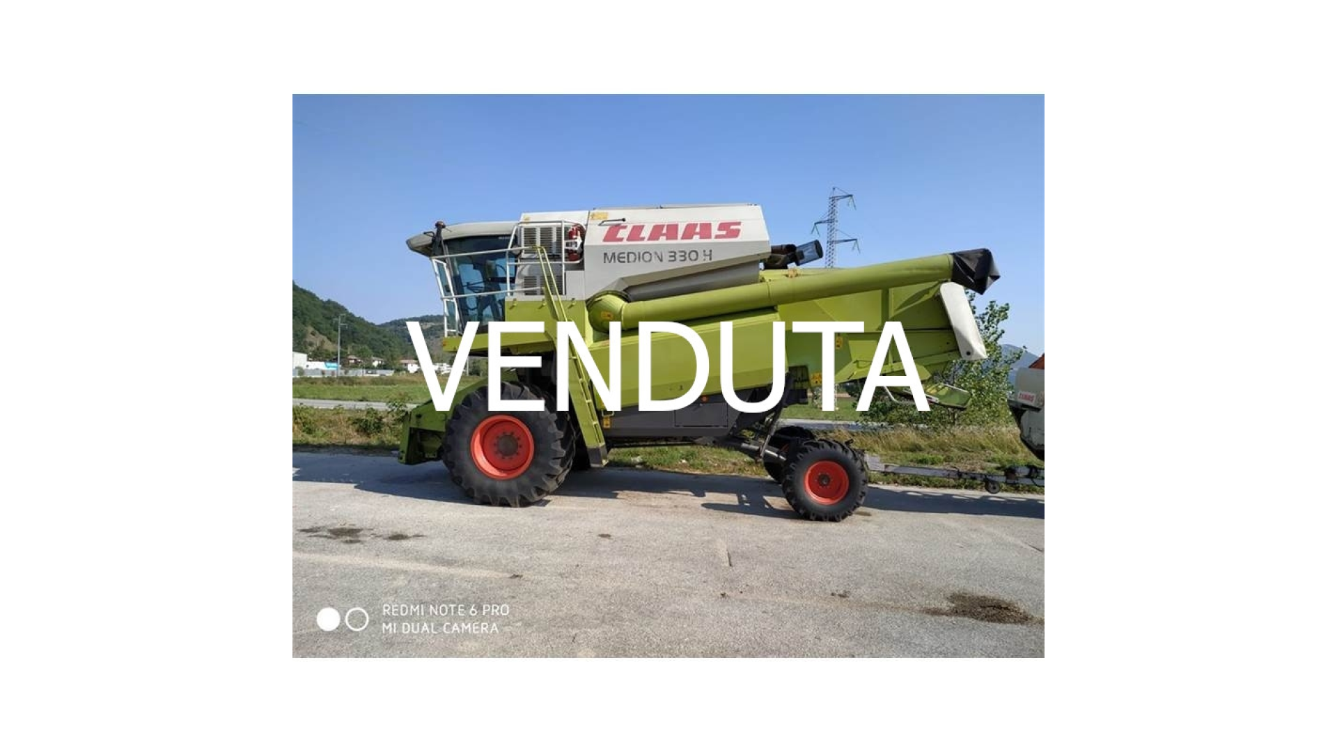 Mietitrebbia Claas Medion 330 usata