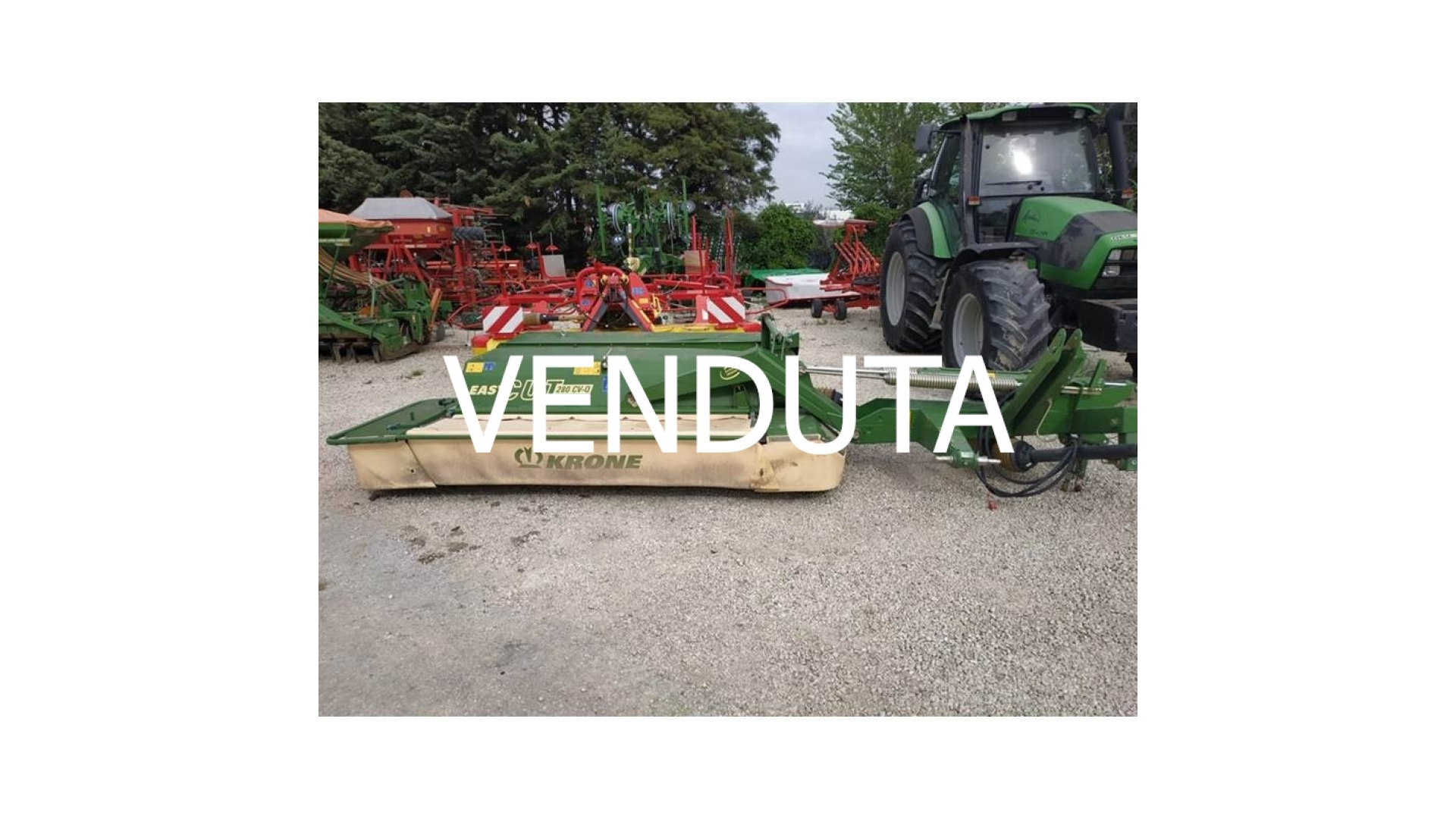 Falciacondizionatrice Krone EC 280 CV usata