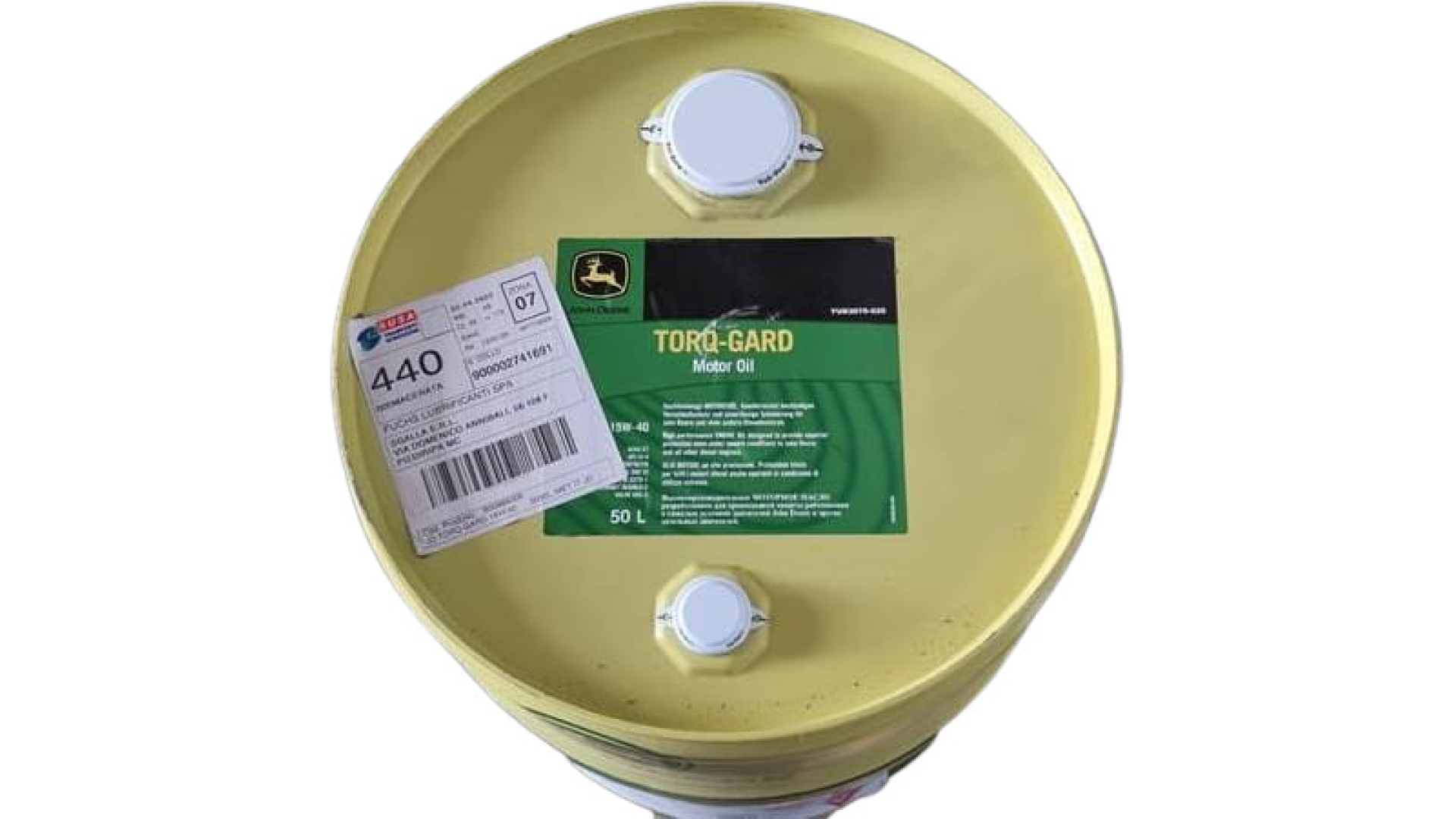 Olio John Deere TORQ-GARD OIL 15W40, LT. 50