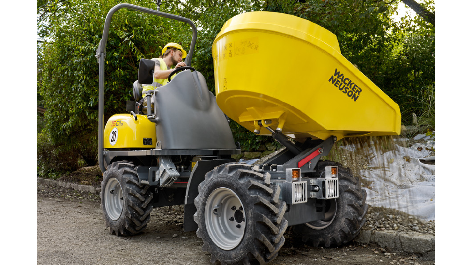 Dumper gommato 1501