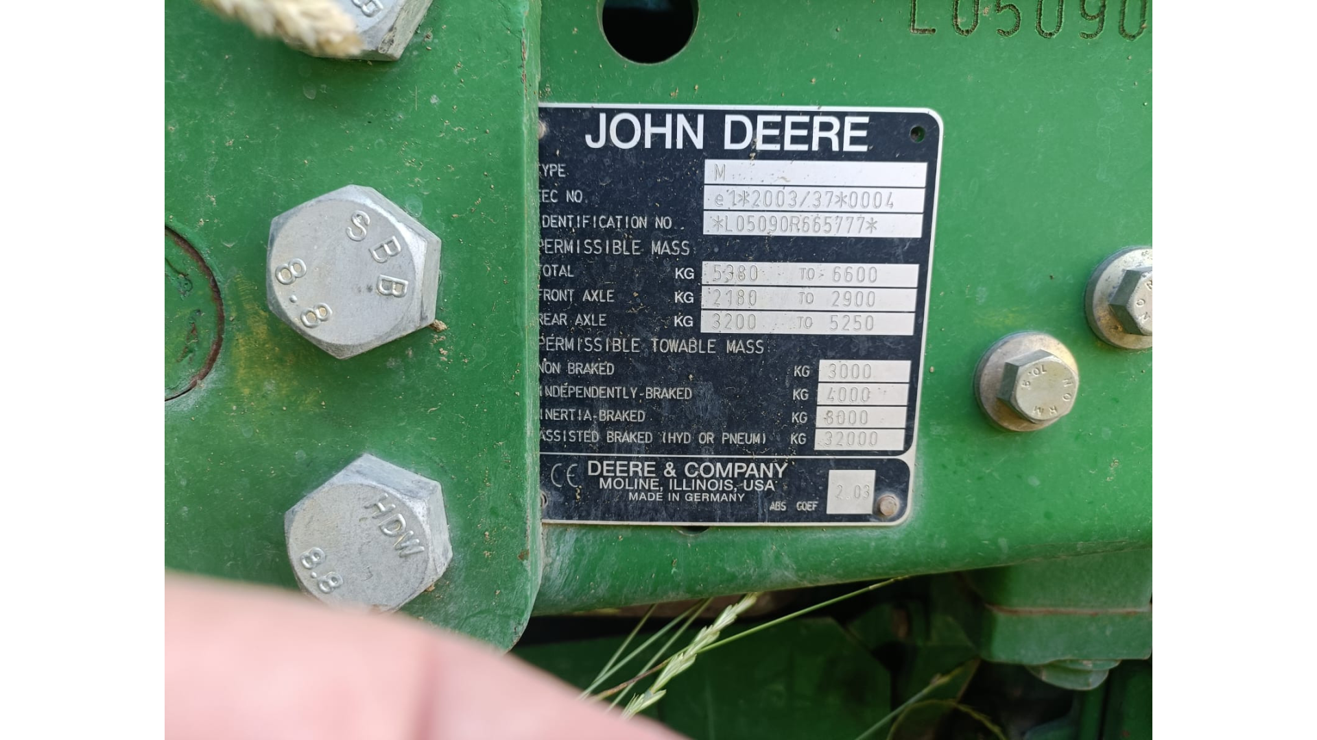 Trattore John Deere 5090R usato