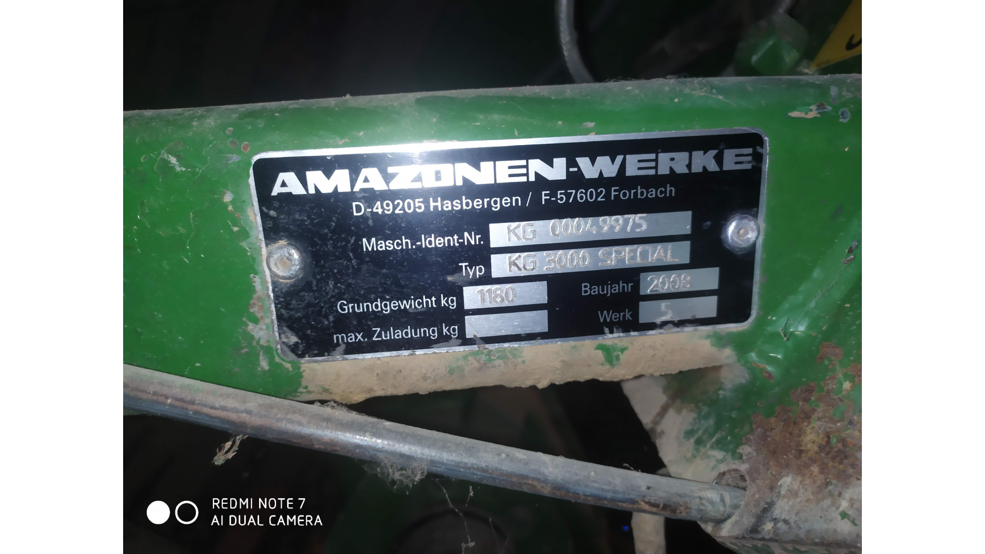 Seminatrice combinata usata Amazone ADP 303/580 + KG 3000