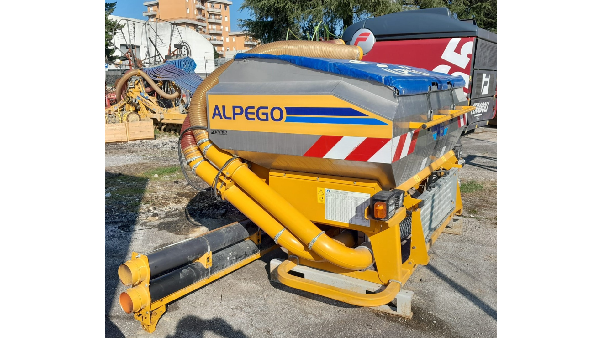 Seminatrice combinata usata Alpego ASMAX 600 con DK TOP