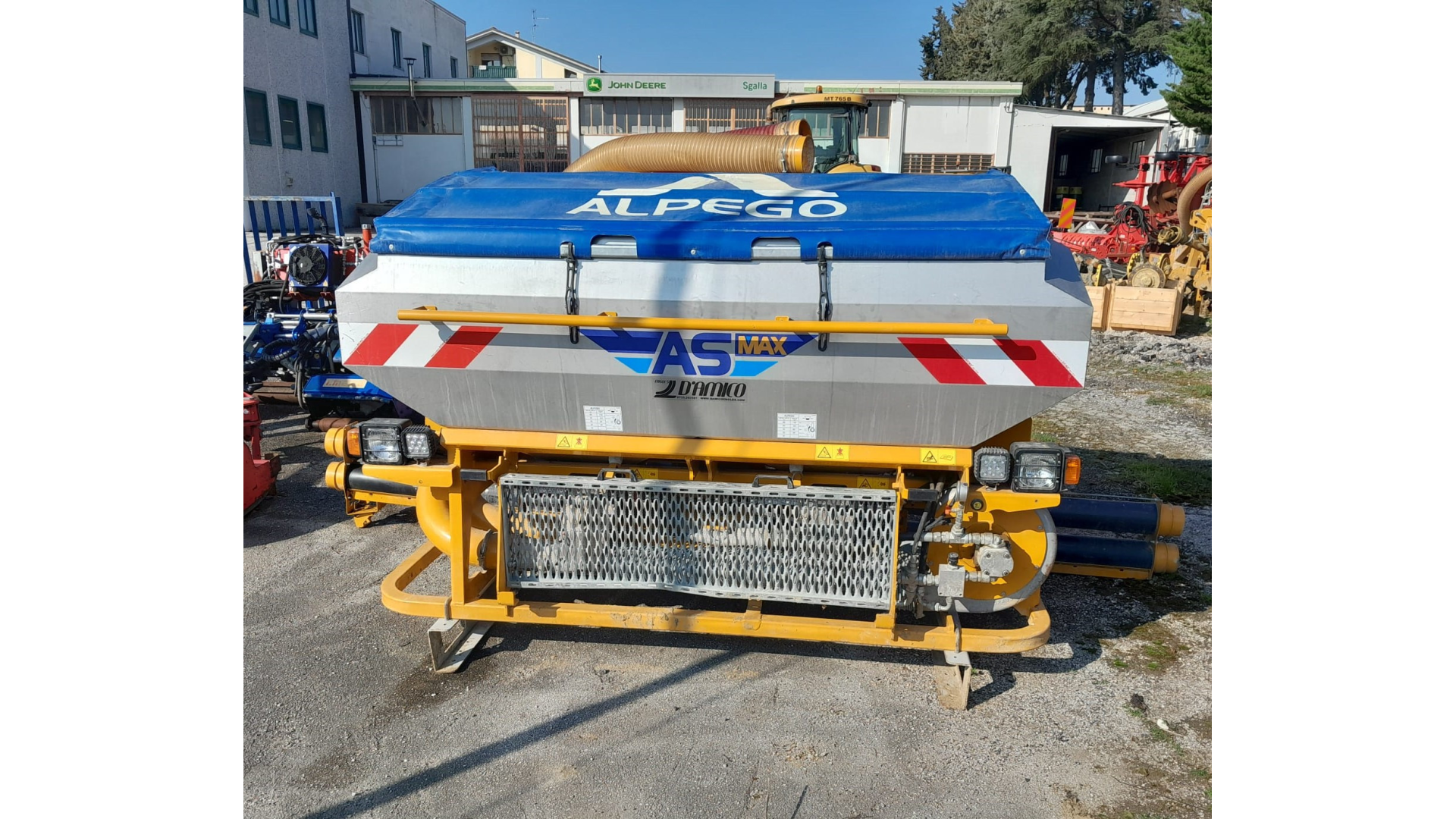 Seminatrice combinata usata Alpego ASMAX 600 con DK TOP