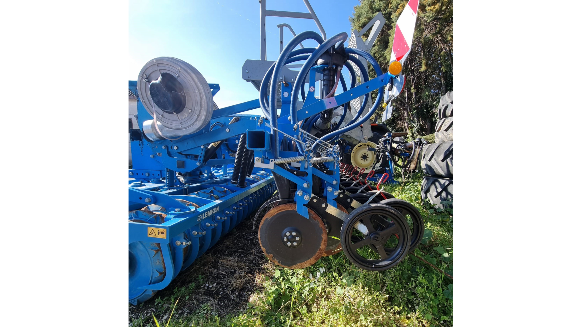 Seminatrice combinata usata Lemken Solitair 9 + Zirkon 12