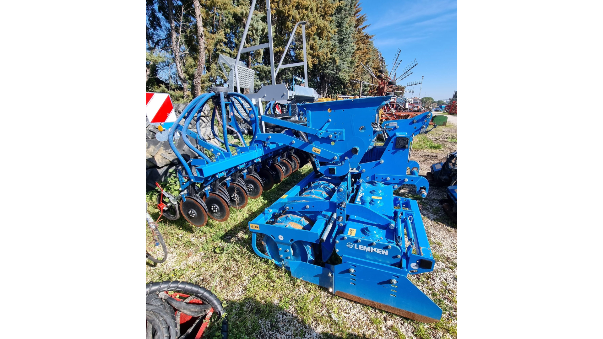 Seminatrice combinata usata Lemken Solitair 9 + Zirkon 12