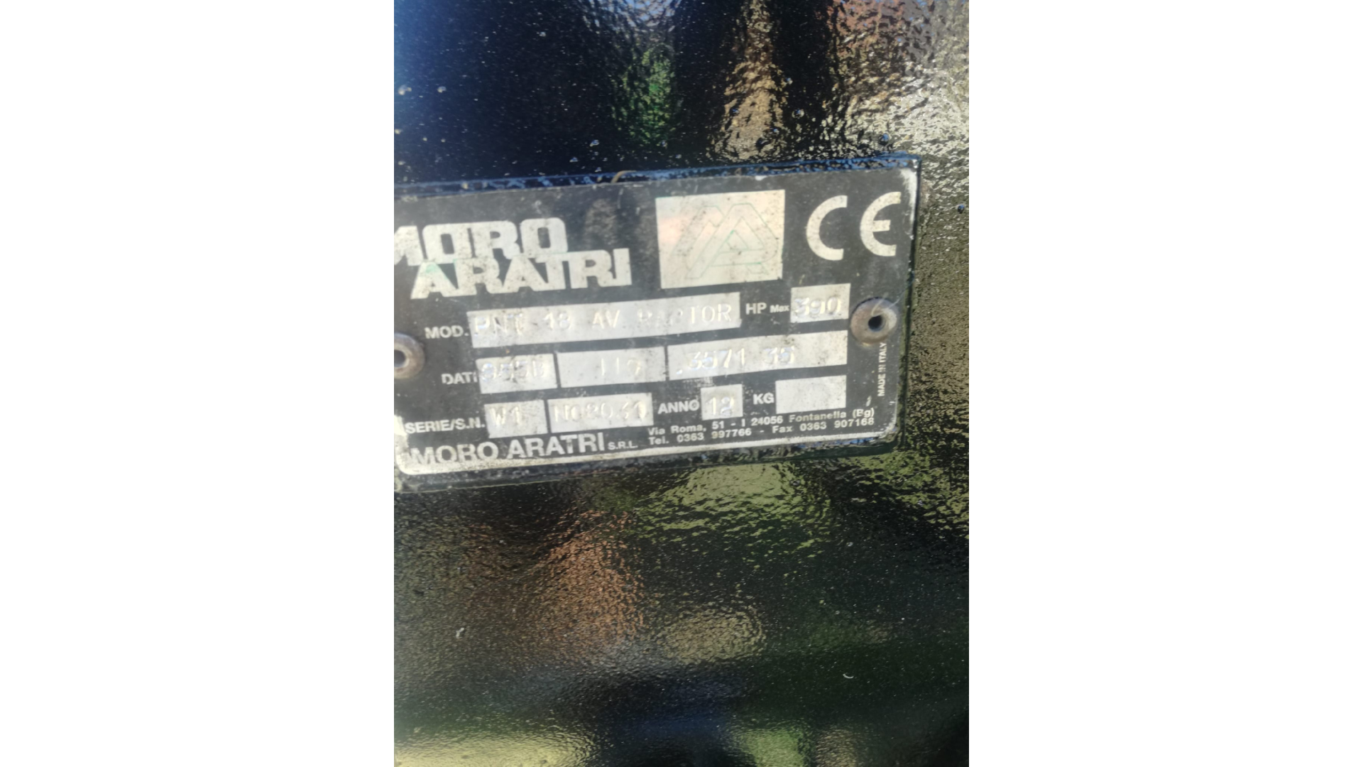 Aratro Moro Aratri PNT 18 AV RAPTOR usato