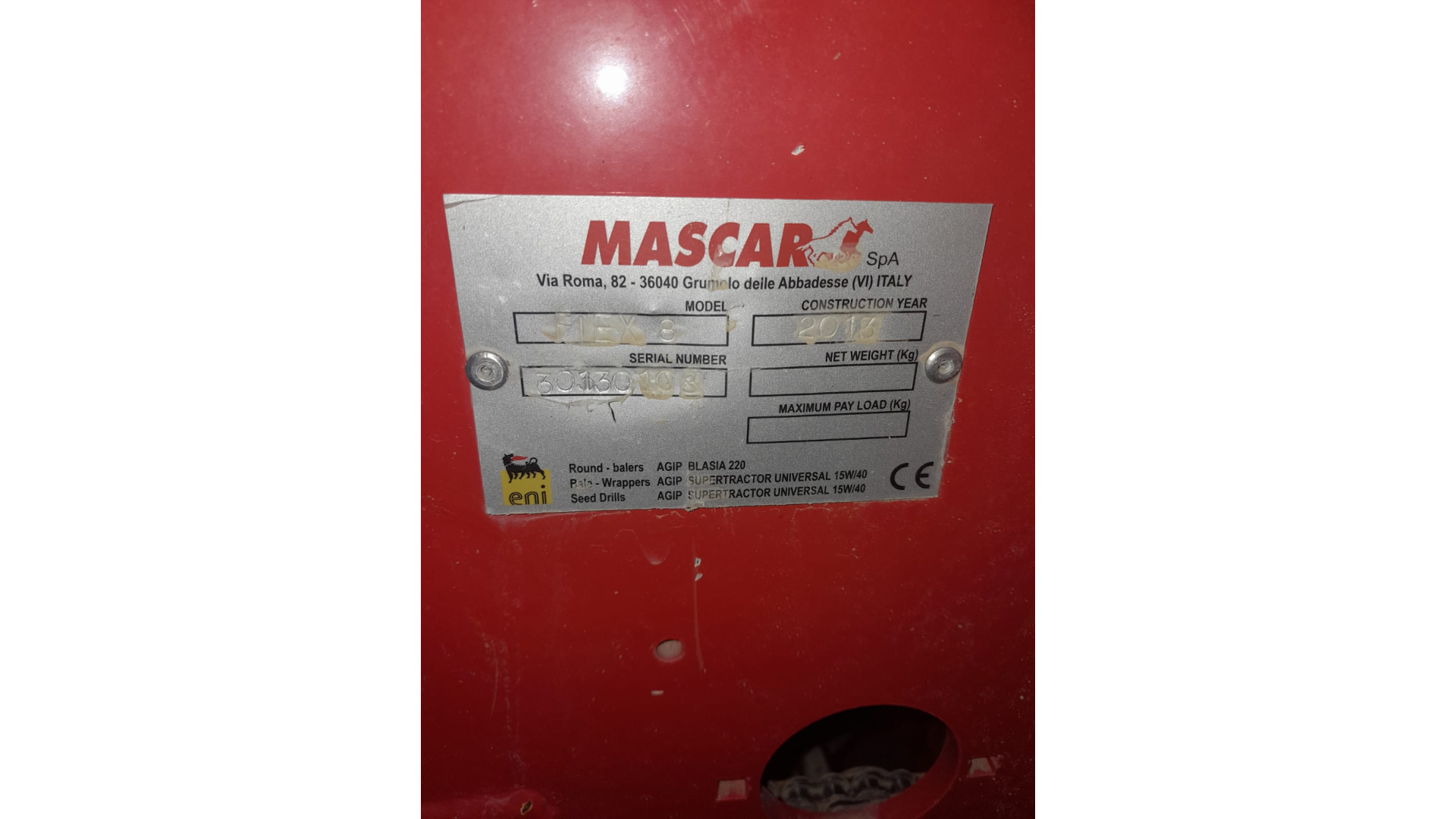 Seminatrice Mascar Flex 8 usata