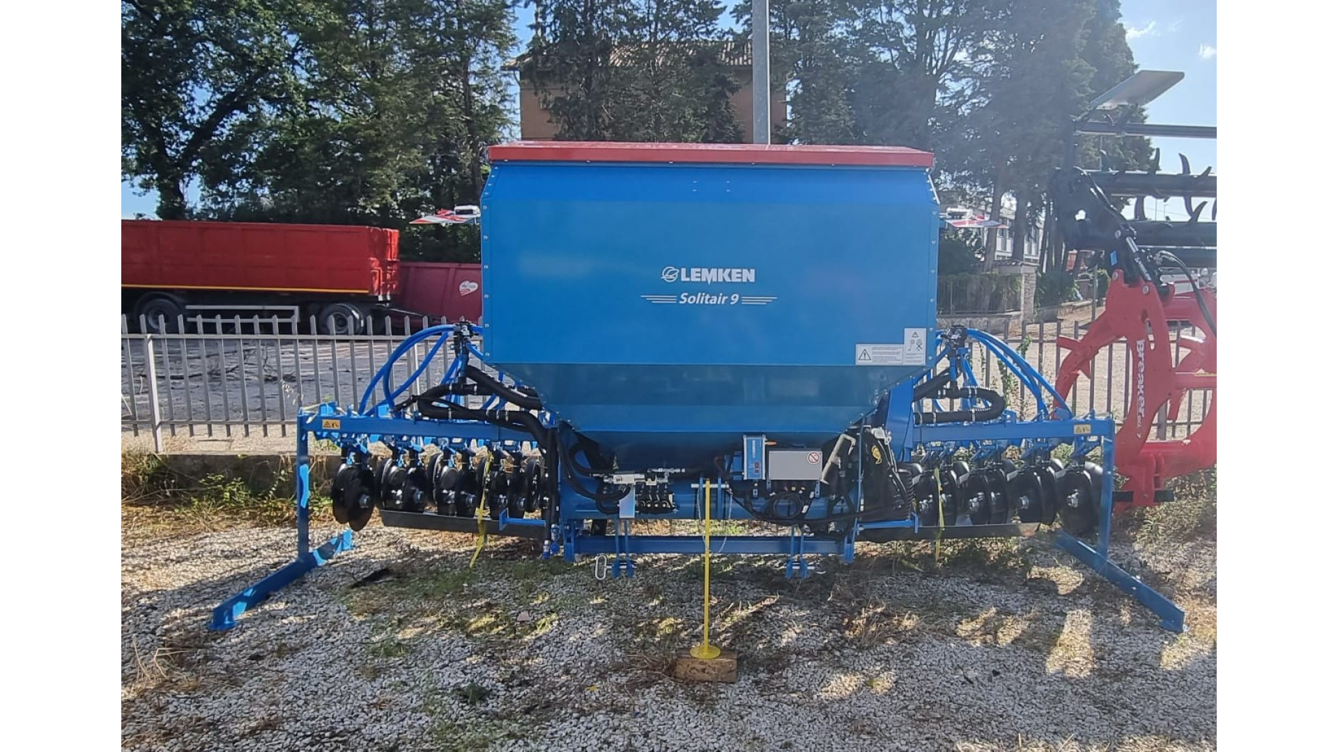 Seminatrice combinata usata Lemken Solitair 9 + Zirkon 12