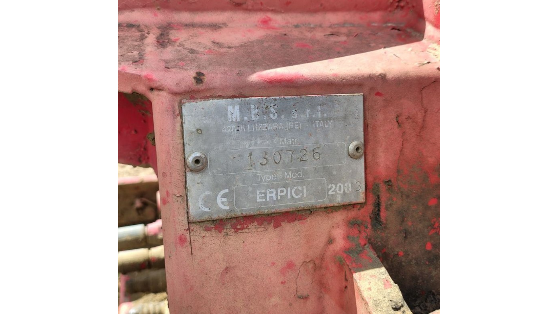 Erpice rotante M.B.S. 4000 usata