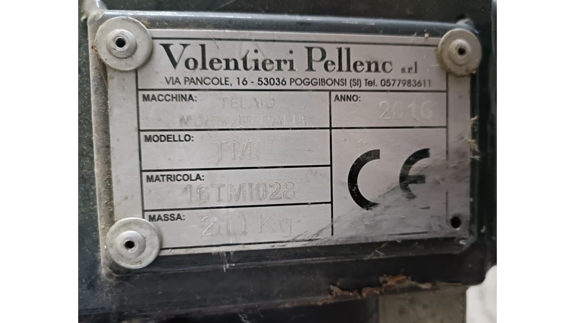 Prepotatrice Pellenc TMI usata