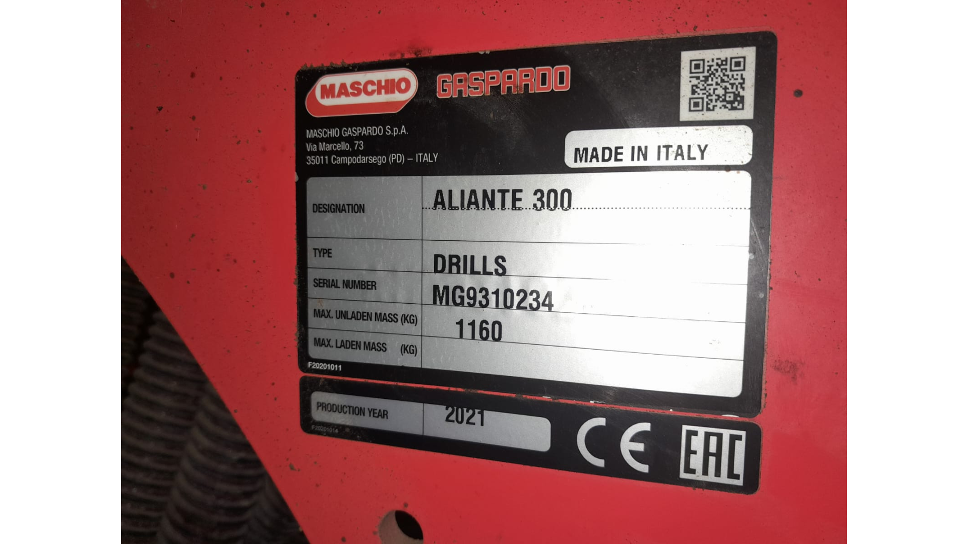 Seminatrice Combinata Maschio Gaspardo Usata: CENTAURO / PA2 / AQUILA 5000