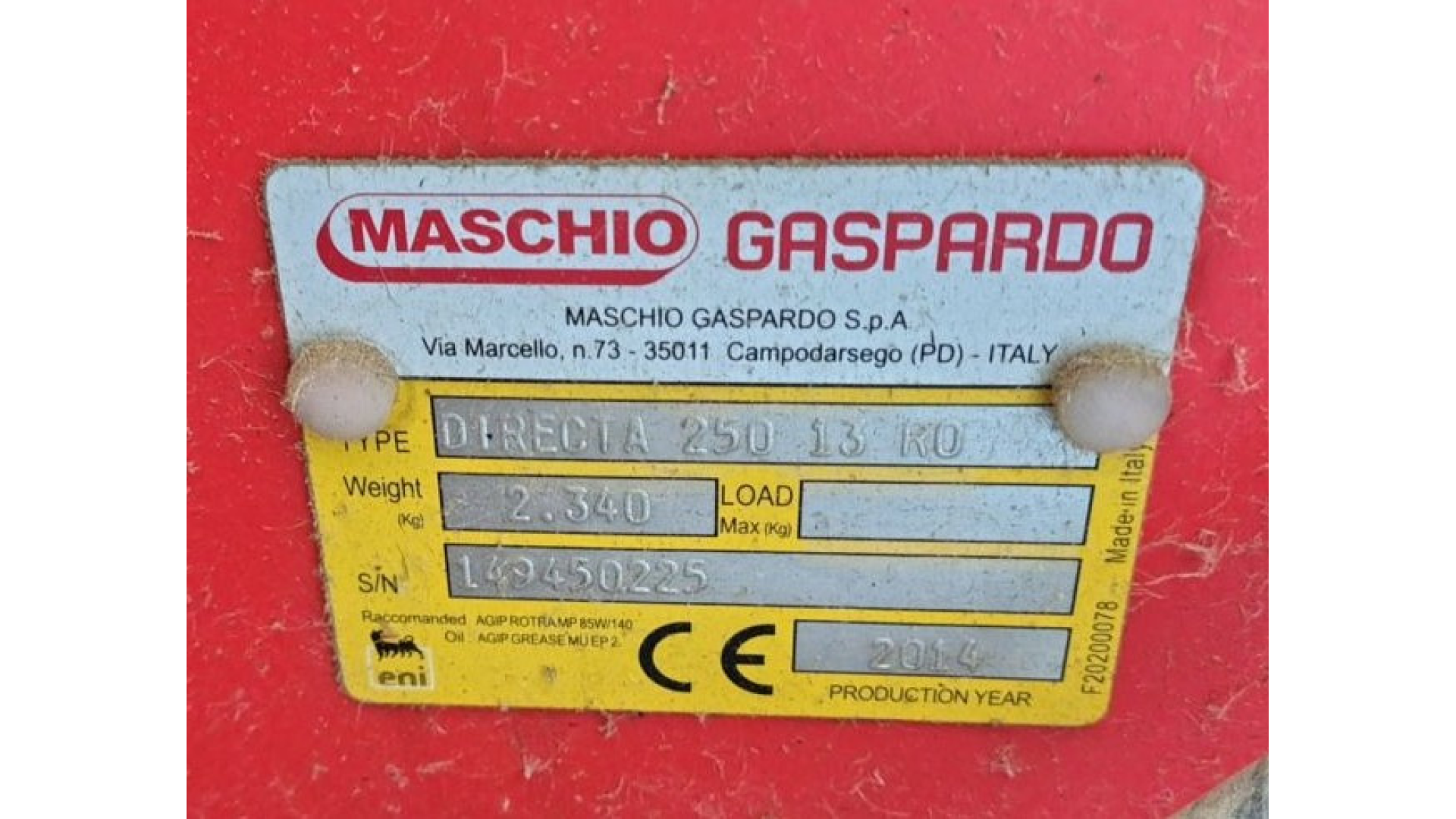 Seminatrice Diretta Usata: Gaspardo Direttissima 250 (2,5m)