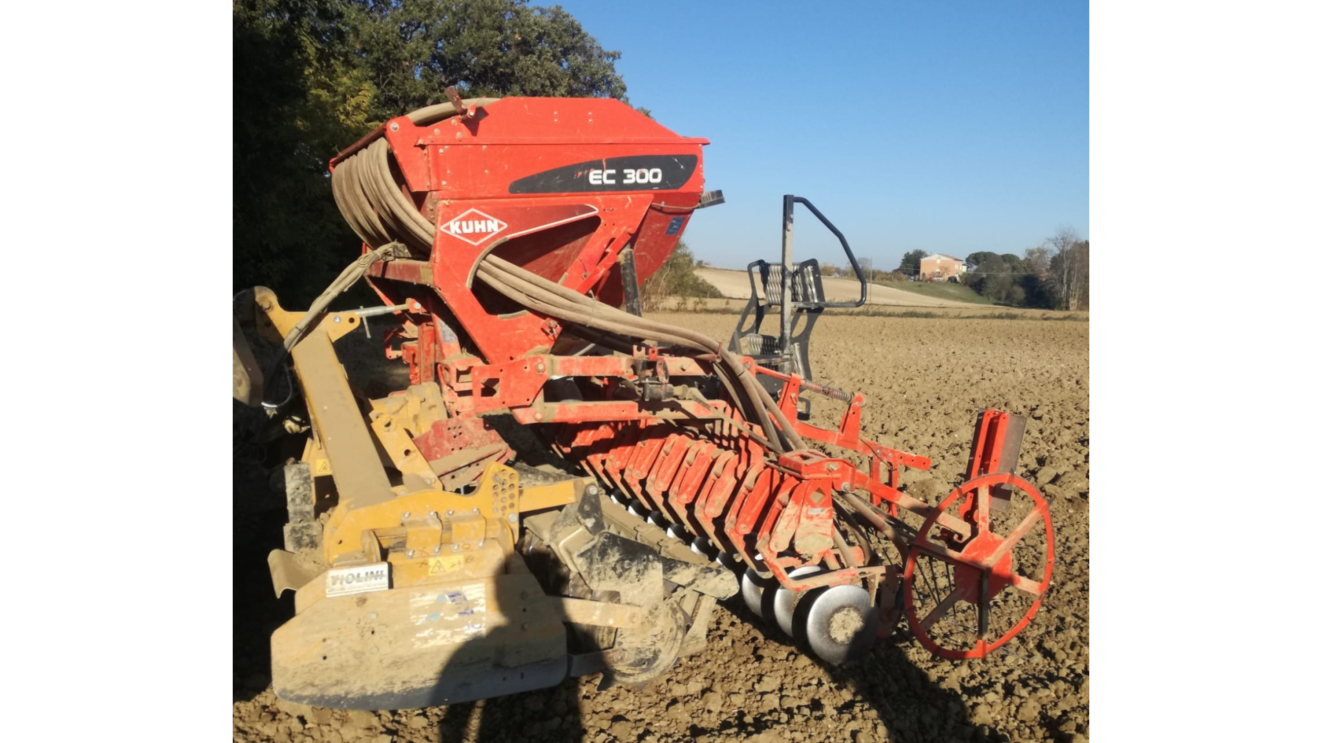 Seminatrice combinata usata Kuhn Venta EC 300 + Alpego RK 300