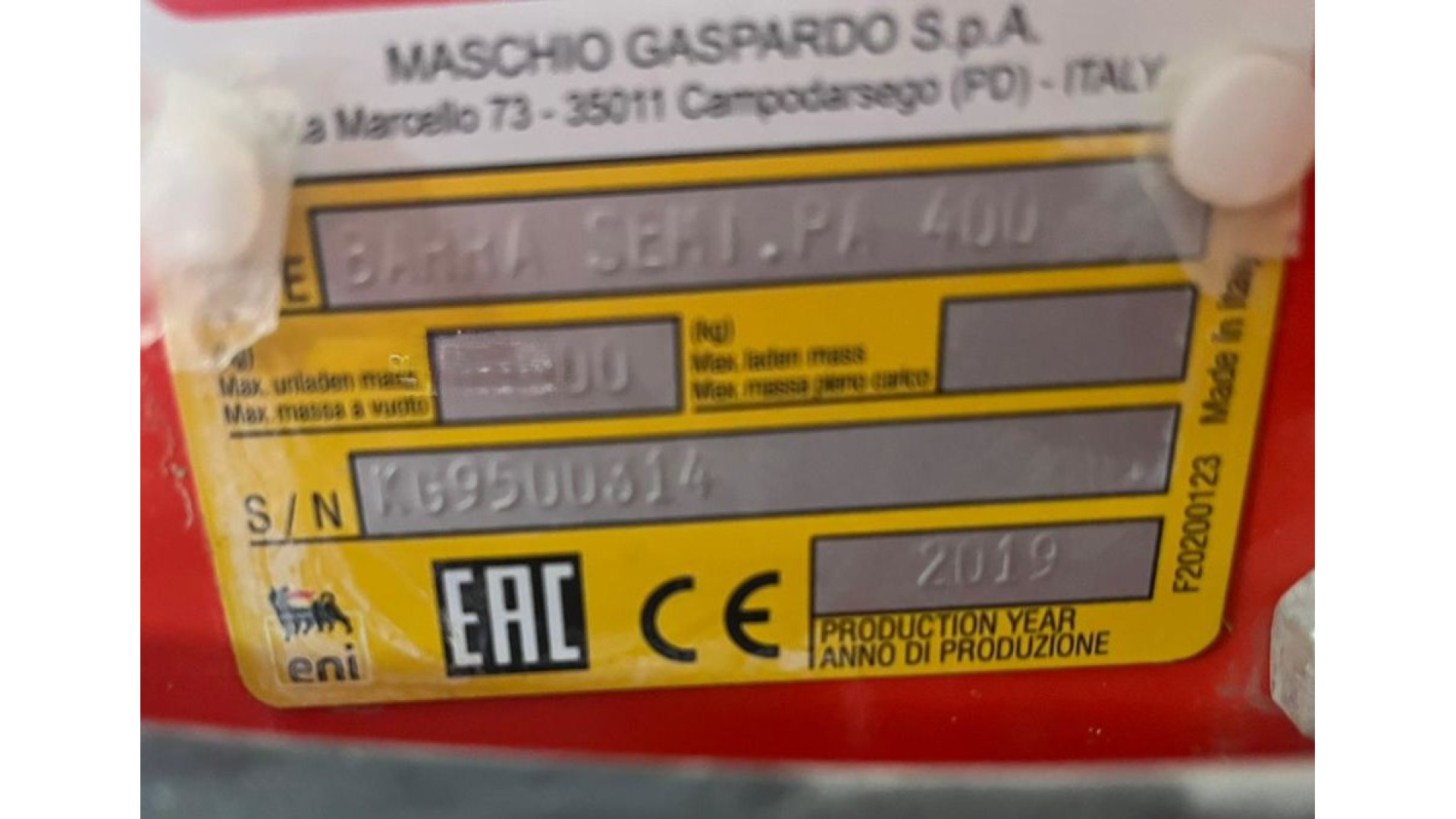 Seminatrice usata MASCHIO GASPARDO Centauro 400 + Gabbiano