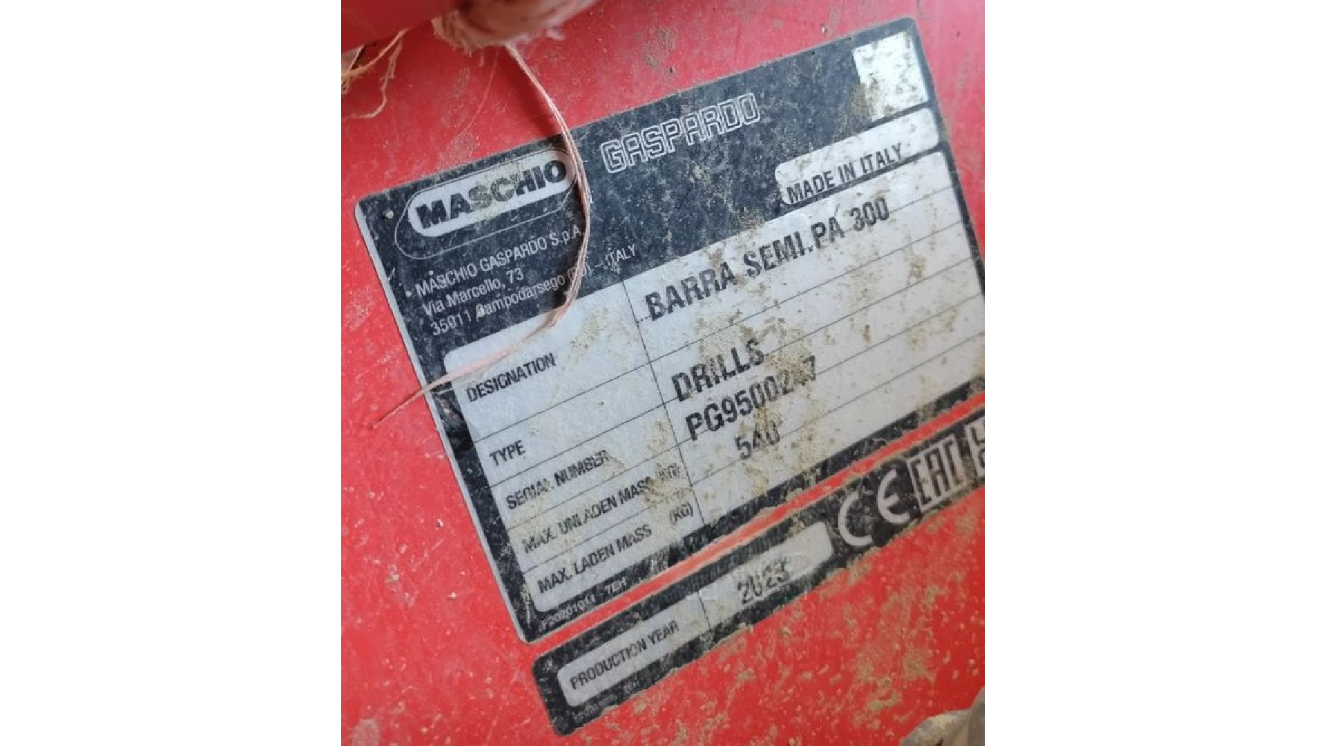 Usato: Seminatrice MASCHIO GASPARDO PA 300 + DM 300