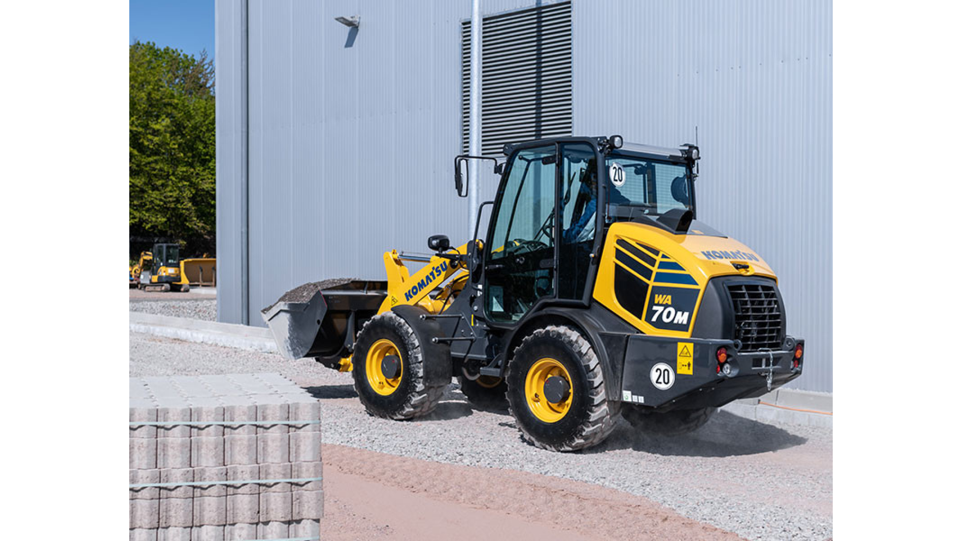 Pala Gommata KOMATSU WA70M-8