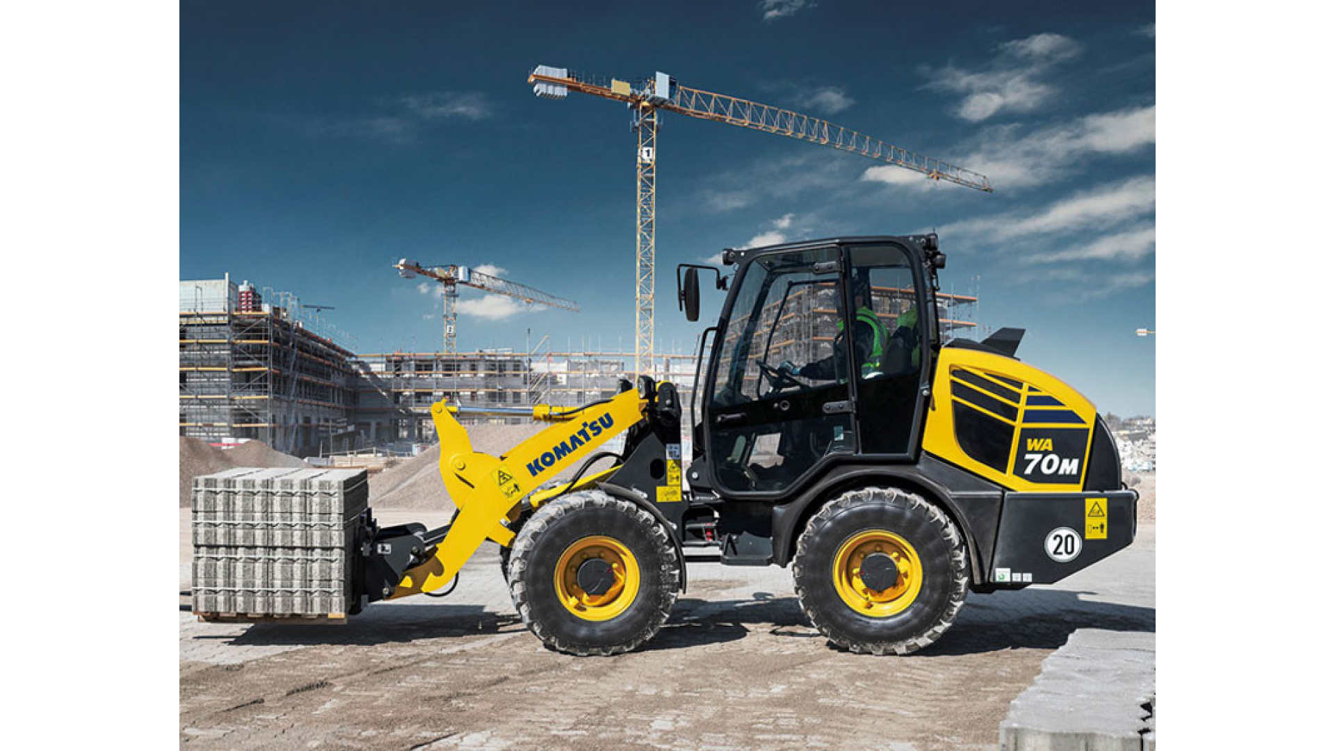 Pala Gommata KOMATSU WA70M-8