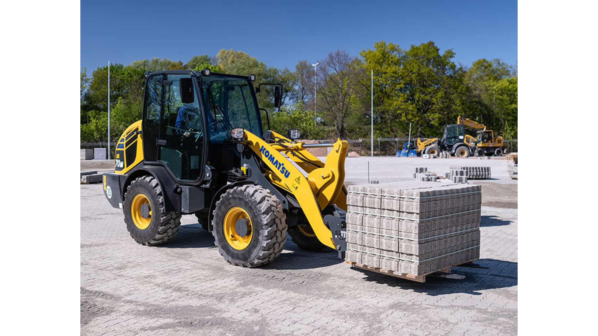 Pala Gommata KOMATSU WA70M-8