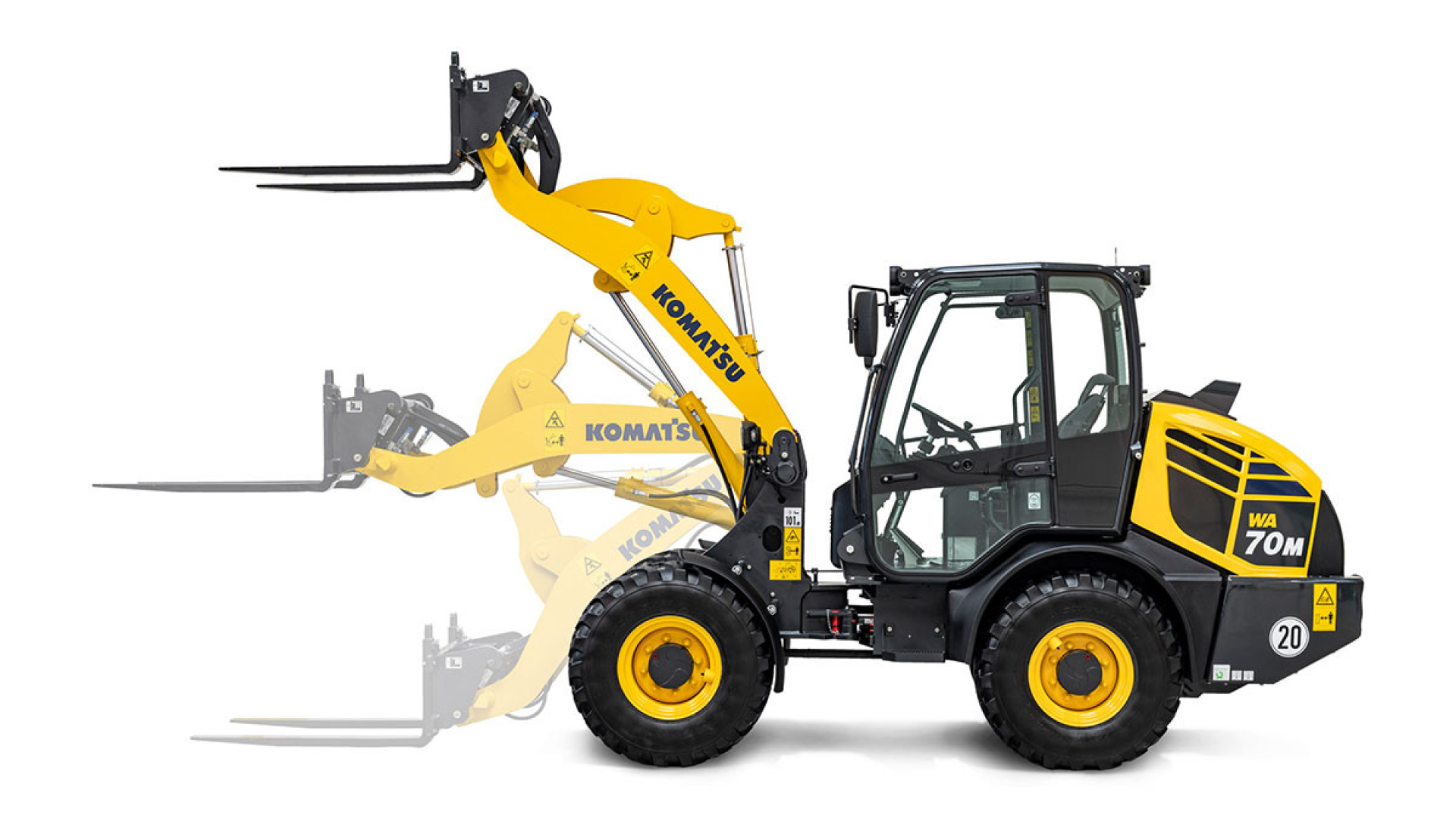 Pala Gommata KOMATSU WA70M-8