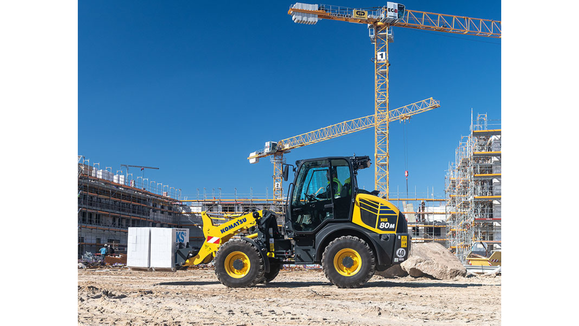 Pala Gommata KOMATSU WA80M-8