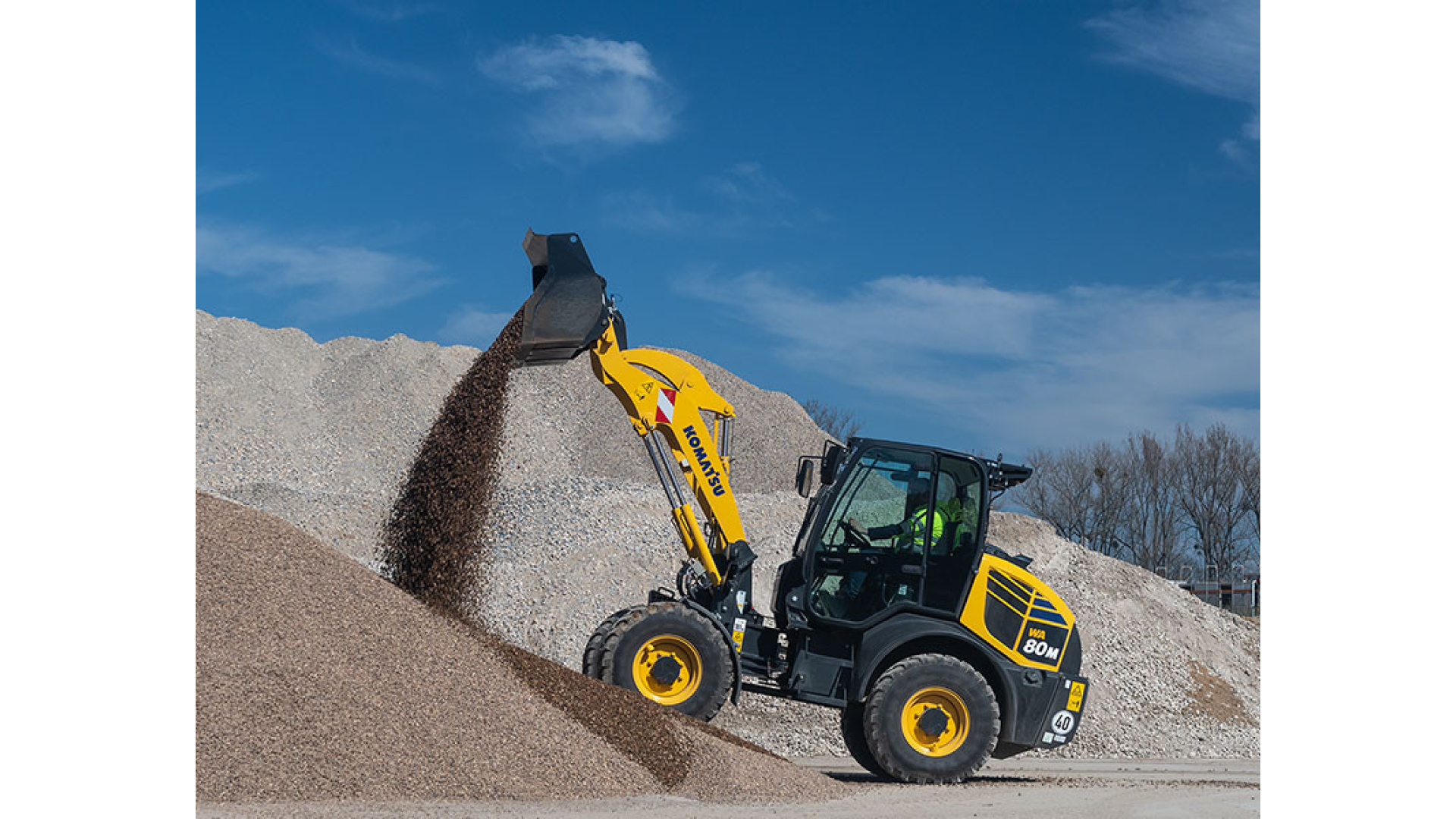 Pala Gommata KOMATSU WA80M-8