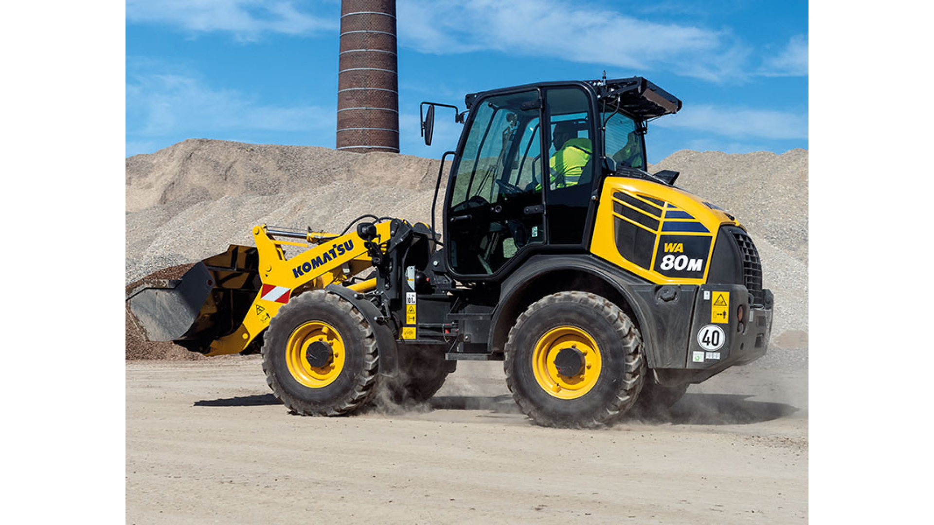 Pala Gommata KOMATSU WA80M-8