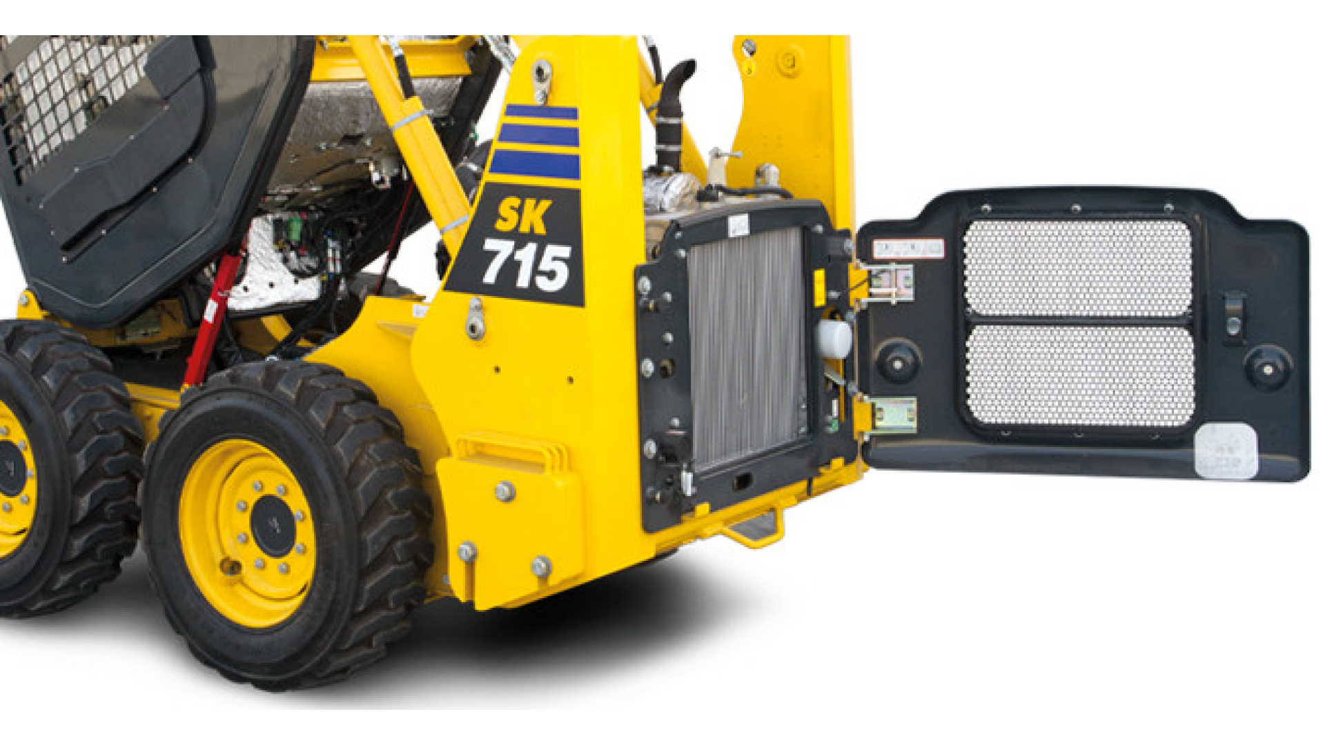 Minipala gommata KOMATSU SK715-8