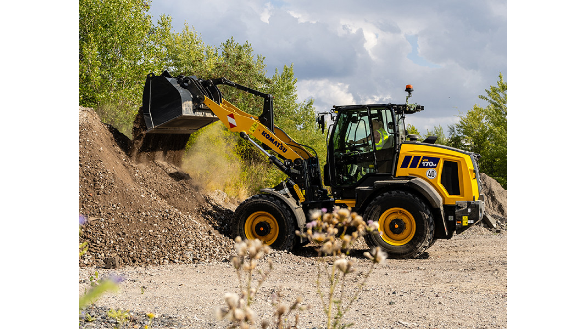 Pala Gommata KOMATSU WA170M-11