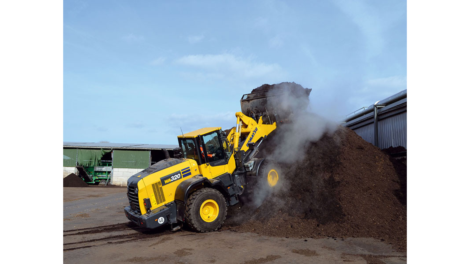 Pala Gommata KOMATSU WA320-8