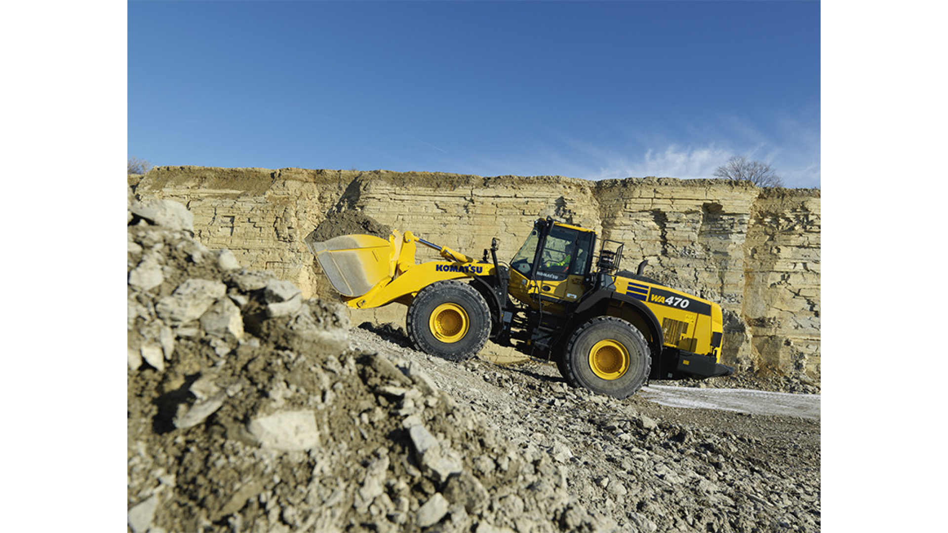 Pala Gommata KOMATSU WA470-8