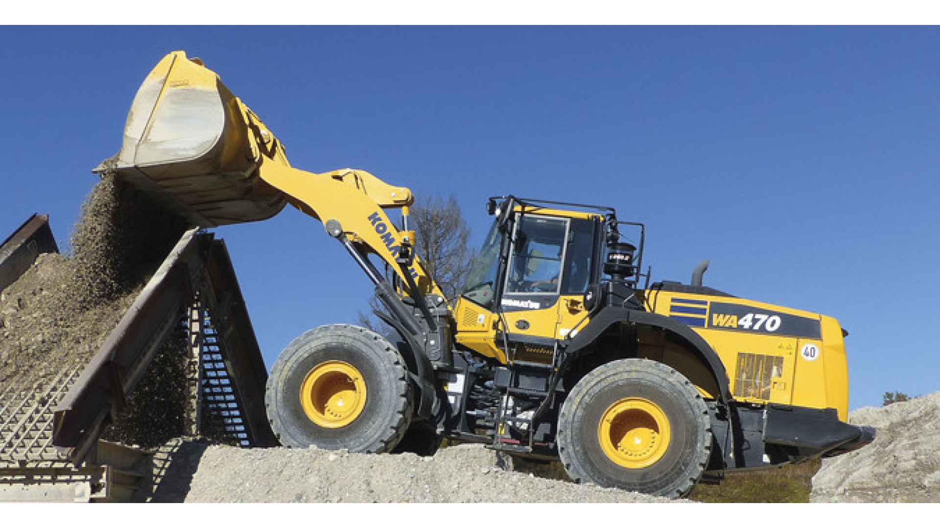 Pala Gommata KOMATSU WA470-8
