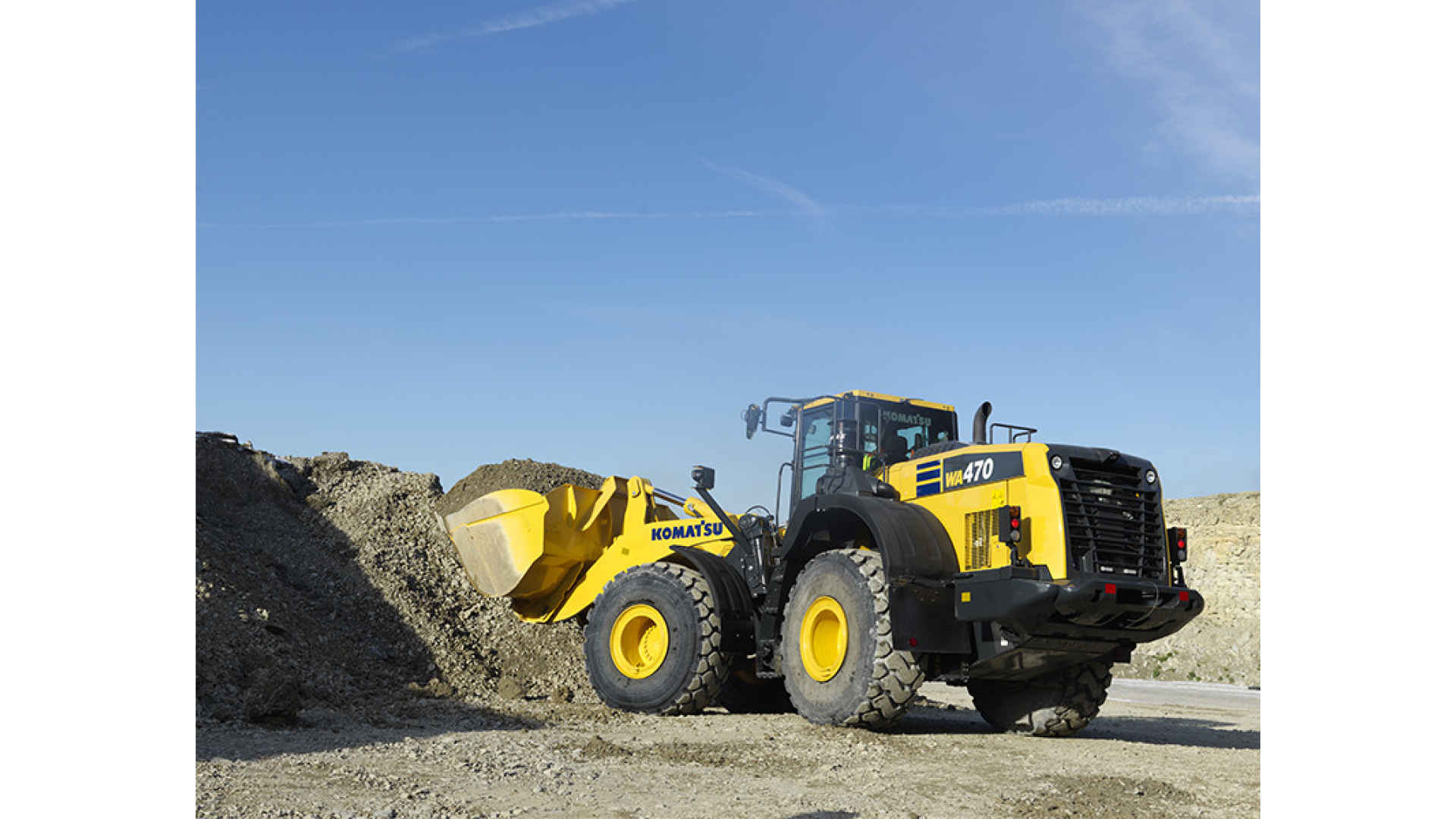 Pala Gommata KOMATSU WA470-8
