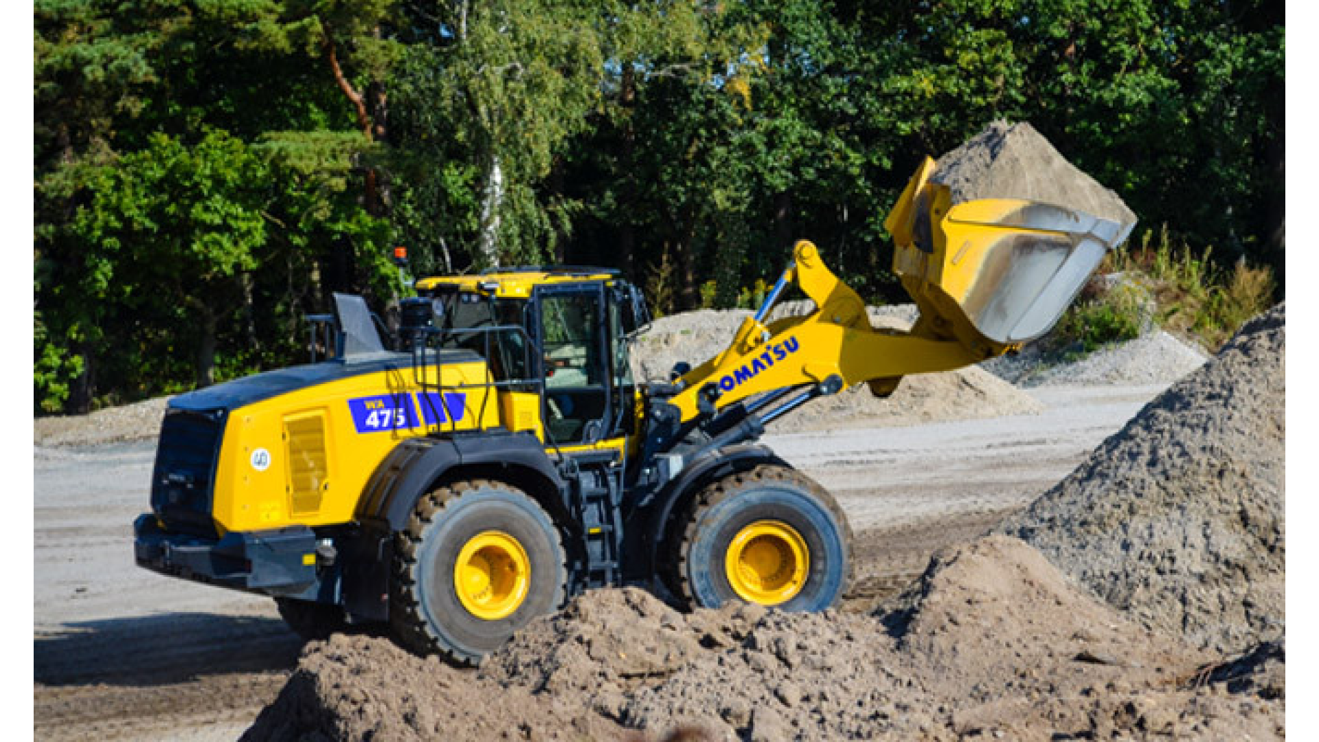 Pala Gommata KOMATSU WA475-11
