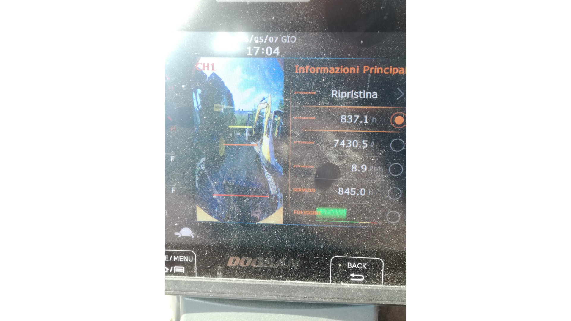 Escavatore Doosan DX140LCR-7 Usato