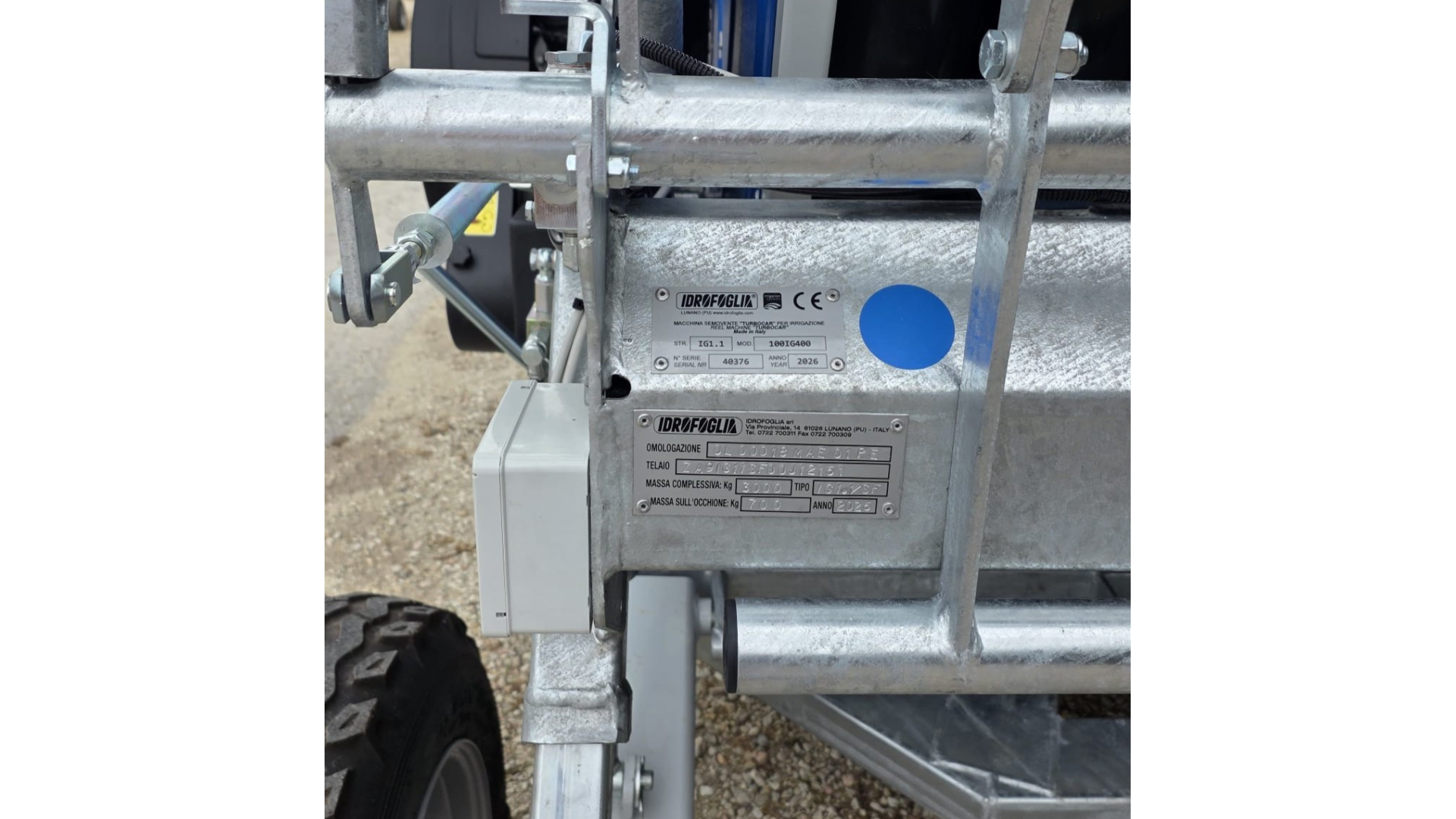 Irrigatore Idrofoglia Turbocar IG1.1 100 IG 400