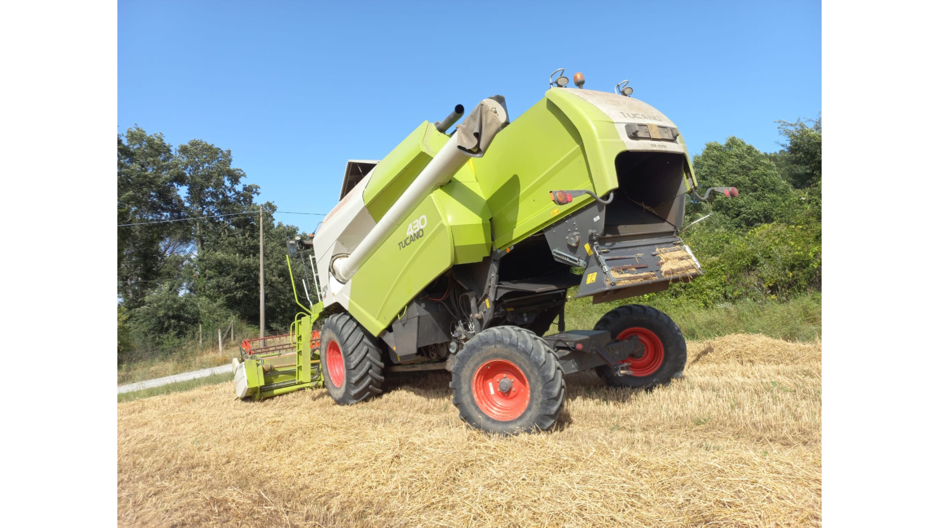 Mietitrebbia Claas Tucano 430 APS Usata