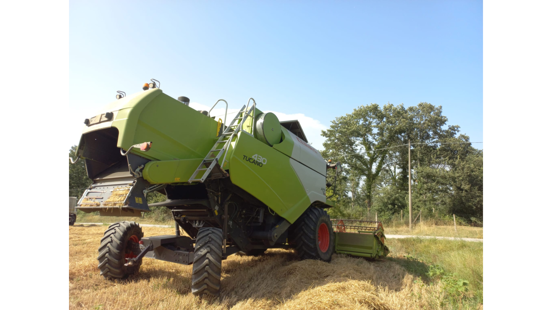 Mietitrebbia Claas Tucano 430 APS Usata