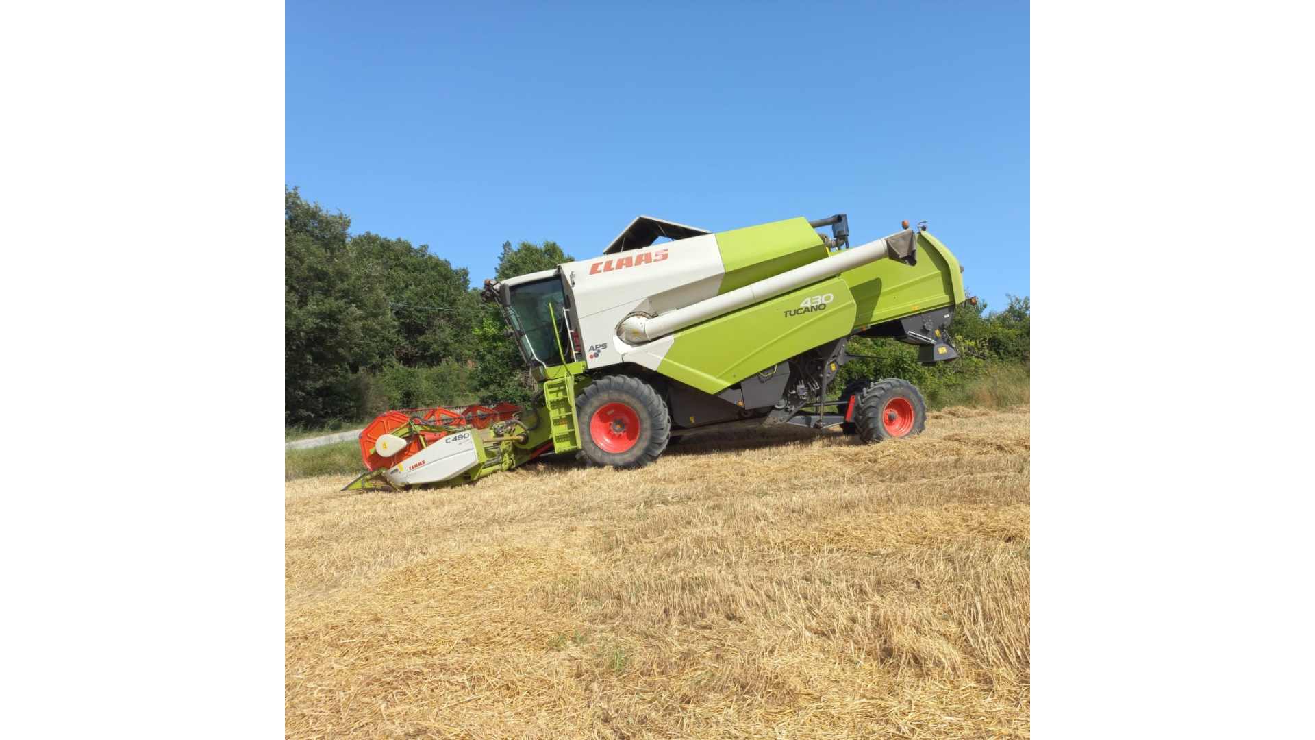 Mietitrebbia Claas Tucano 430 APS Usata