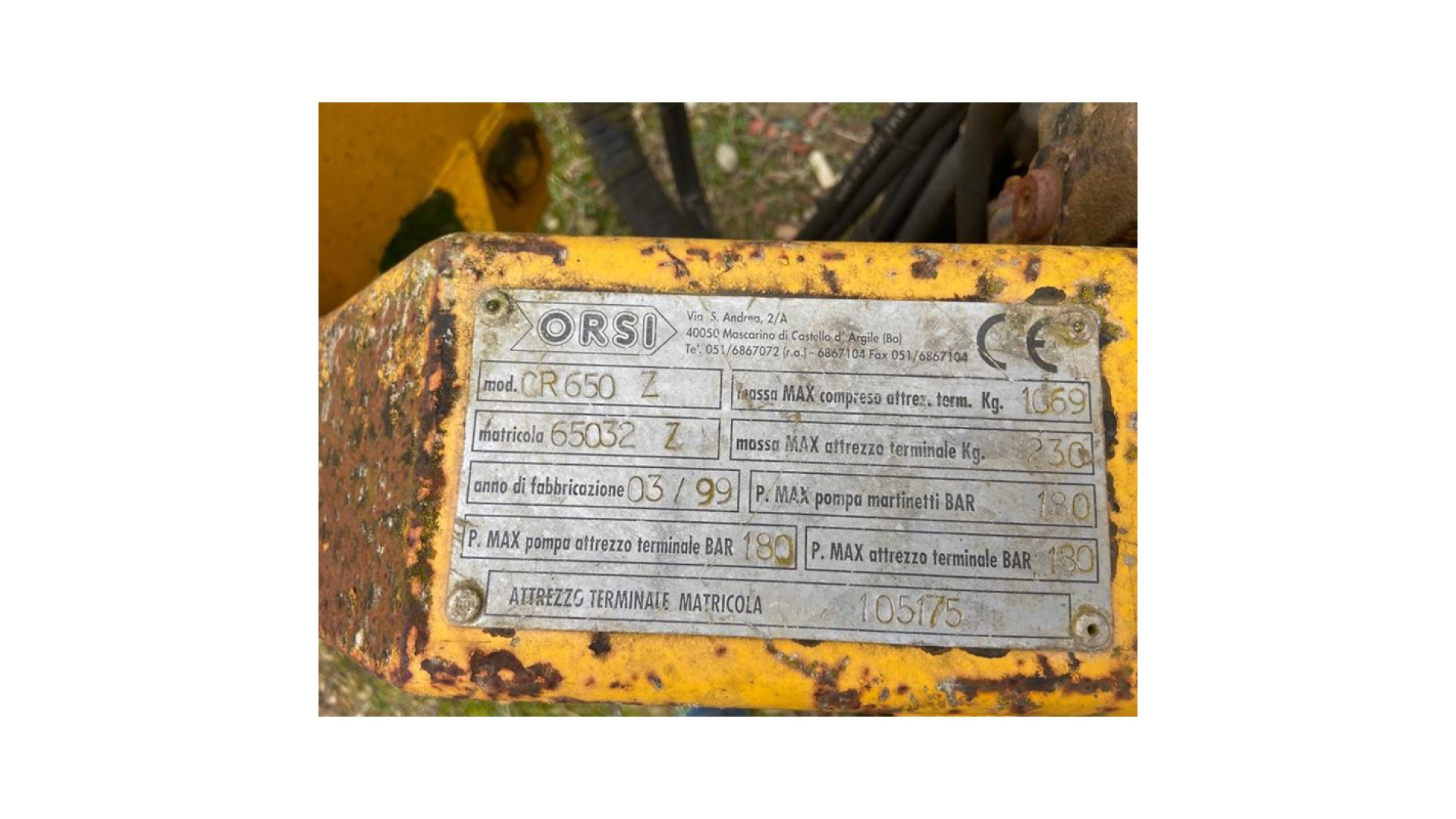 Braccio decespugliatore Orsi CR 650 Z usato
